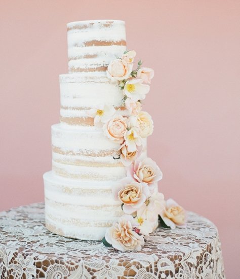 www.santabarbarawedding.com | Lele Patisserie | Wedding Cake | Wedding Cakes | Four Tier Frosted Cake