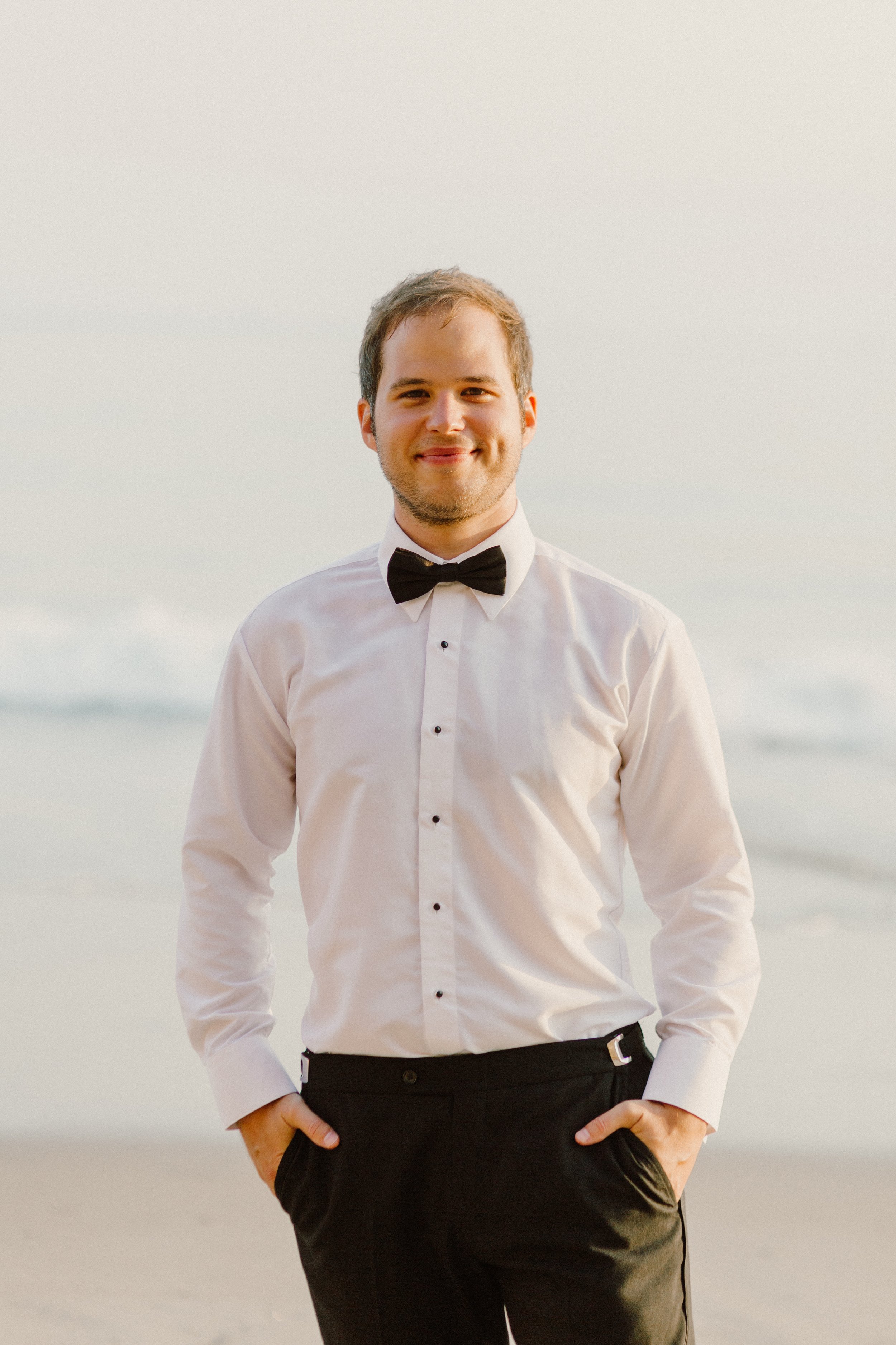 www.santabarbarawedding.com | Nicole Donnelly | Rosewood Miramar Beach | Alpha Floral | Groom After the Ceremony
