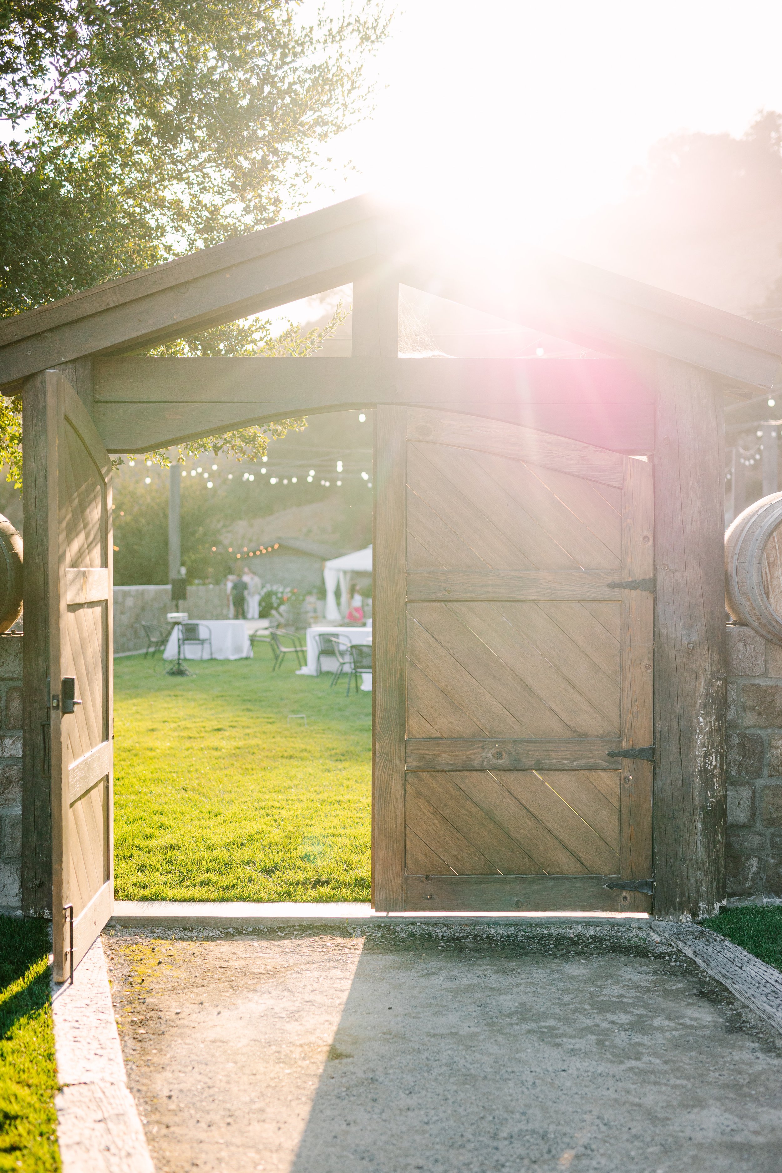 www.santabarbarawedding.com | Mary Costa | White Sage Weddings | Zaca Creek | Tangled Lotus | Entrance to the Event