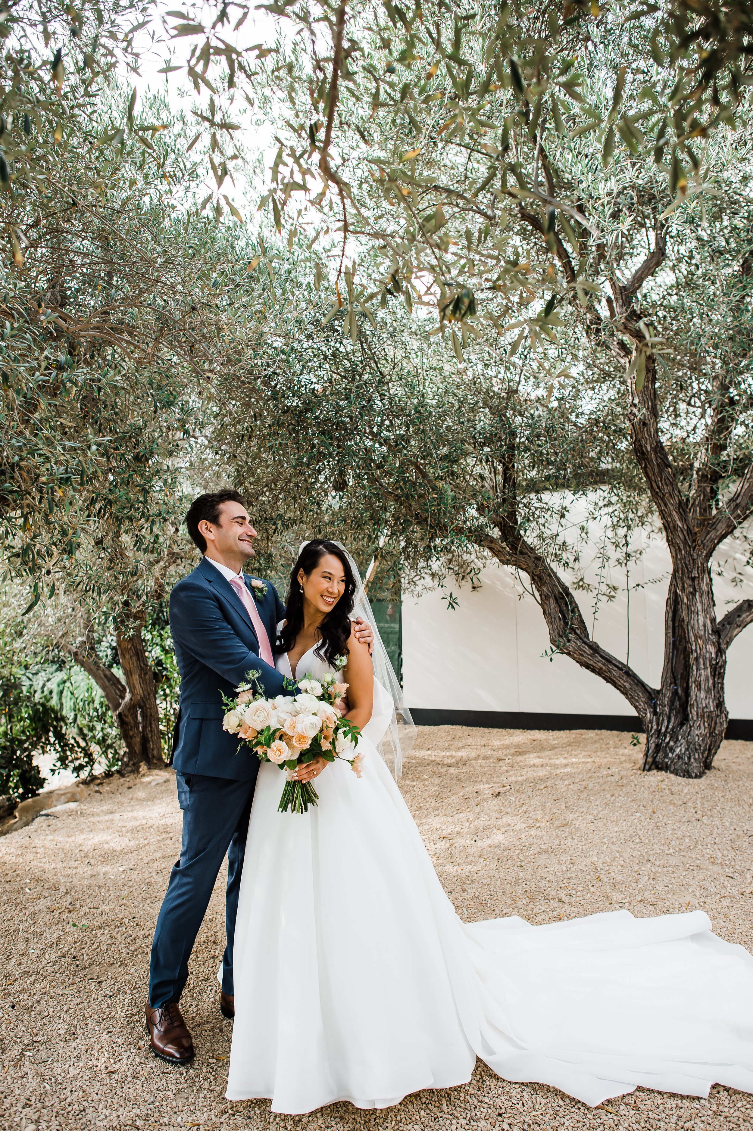 www.santabarbarawedding.com | Michelle Ramirez | Montecito Club | Felici Events | Antheia Floral Design | NV Glam Studio | Bride and Groom First Look