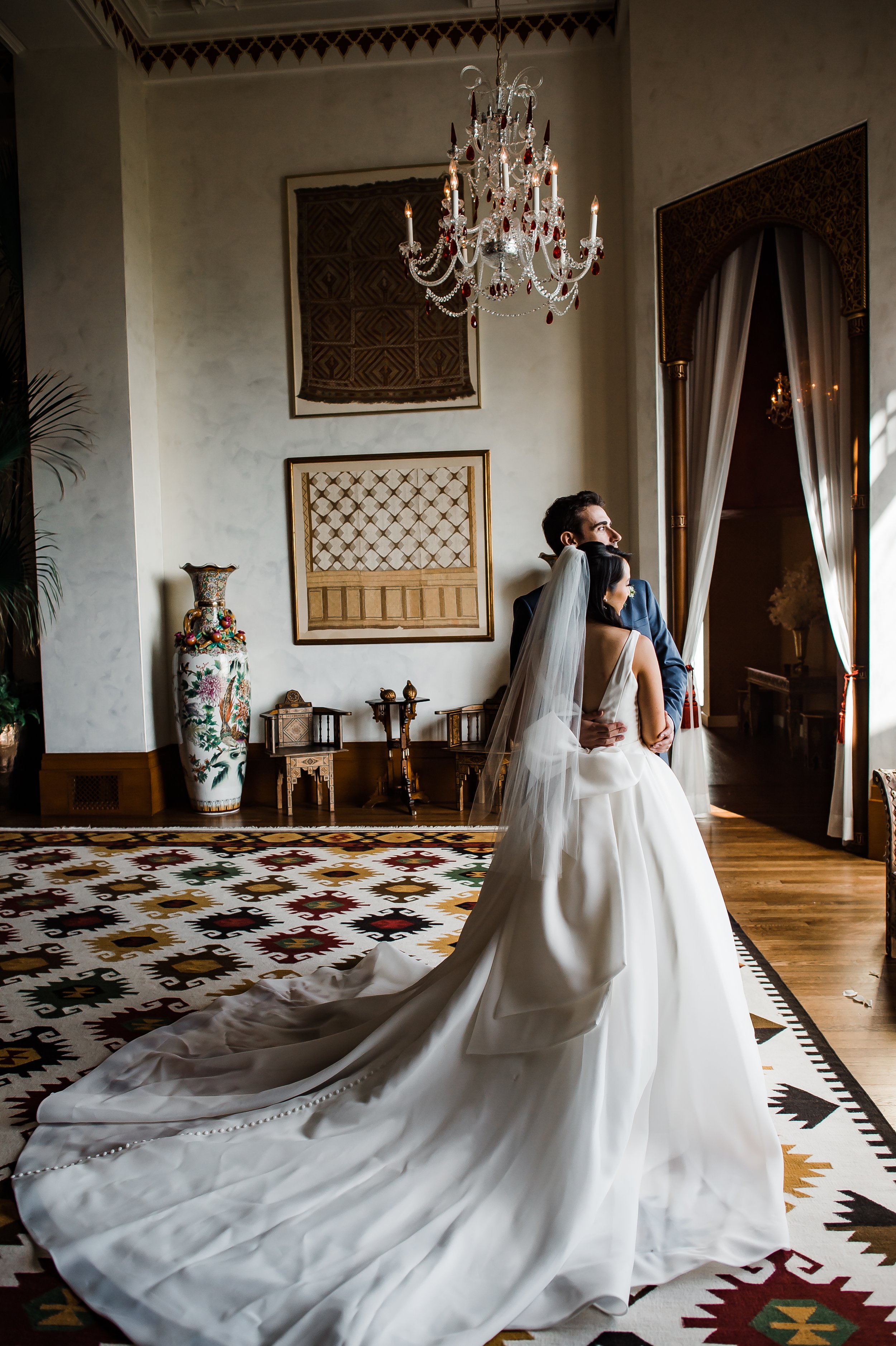 www.santabarbarawedding.com | Michelle Ramirez | Montecito Club | Felici Events | Antheia Floral Design | NV Glam Studio | Bride and Groom Before Ceremony