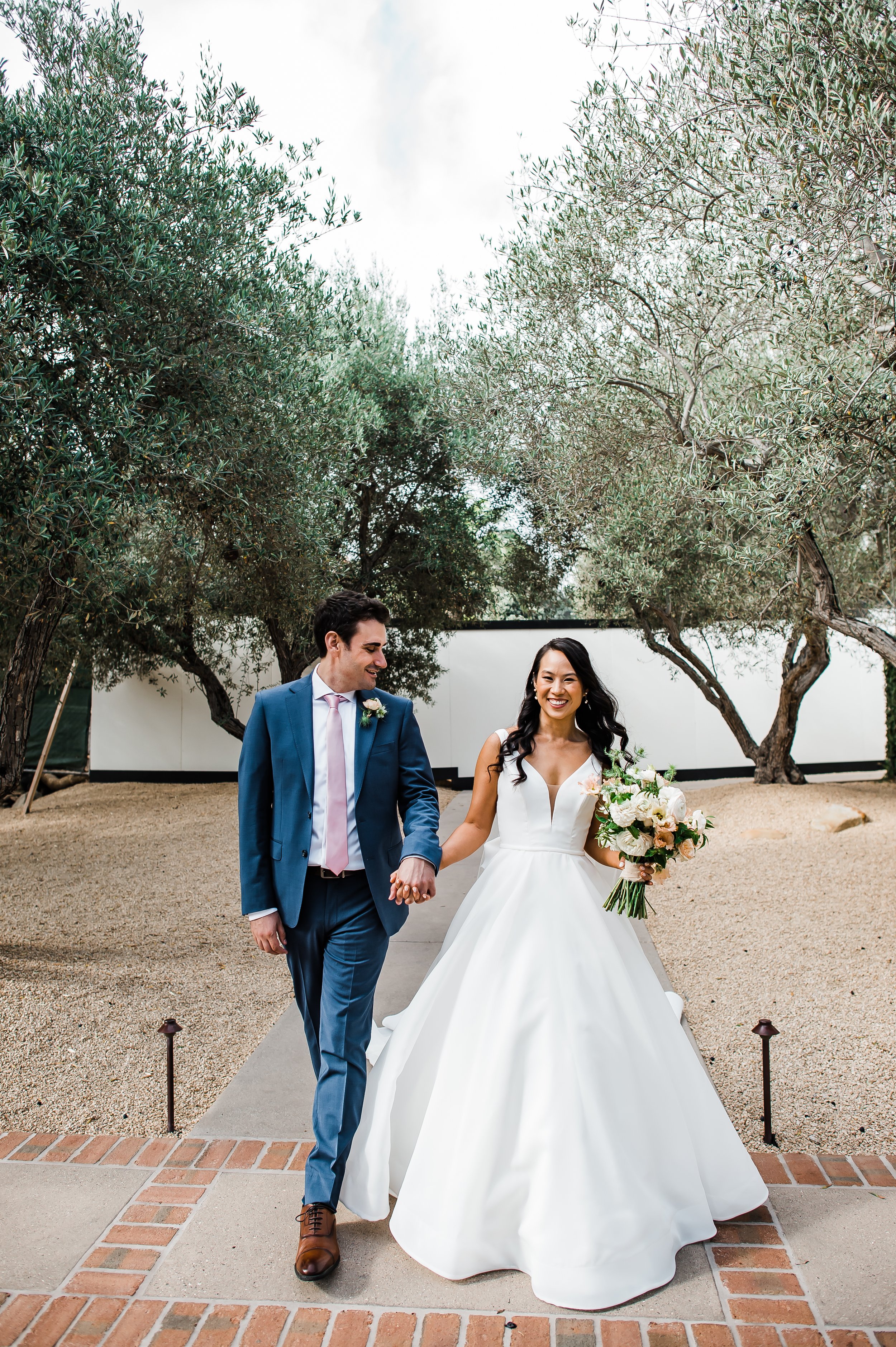 www.santabarbarawedding.com | Michelle Ramirez | Montecito Club | Felici Events | Antheia Floral Design | NV Glam Studio | Bride and Groom Before Ceremony