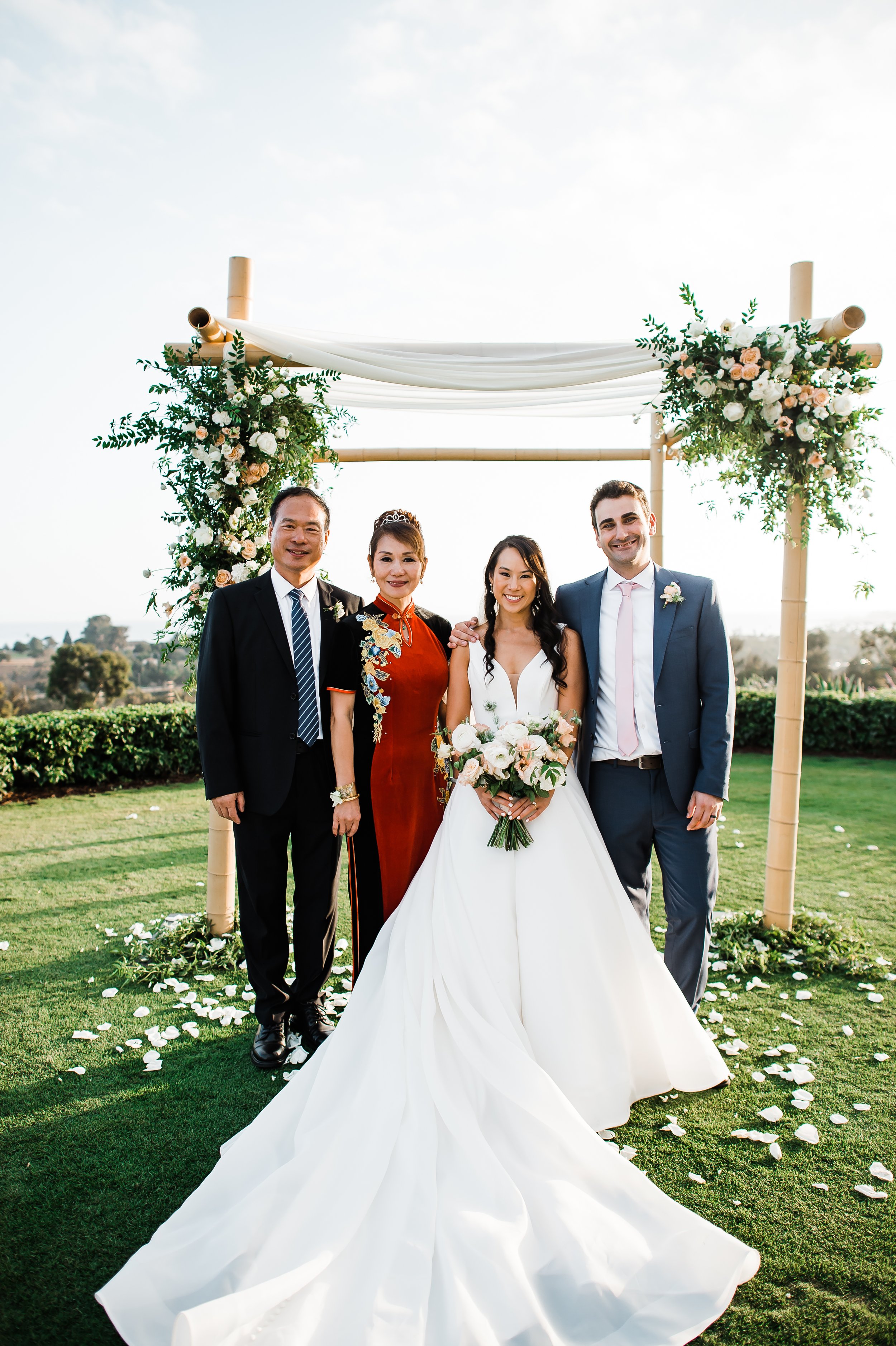 www.santabarbarawedding.com | Michelle Ramirez | Montecito Club | Felici Events | Antheia Floral Design | NV Glam Studio | Just 4 Fun Party Rentals | Couple with Family