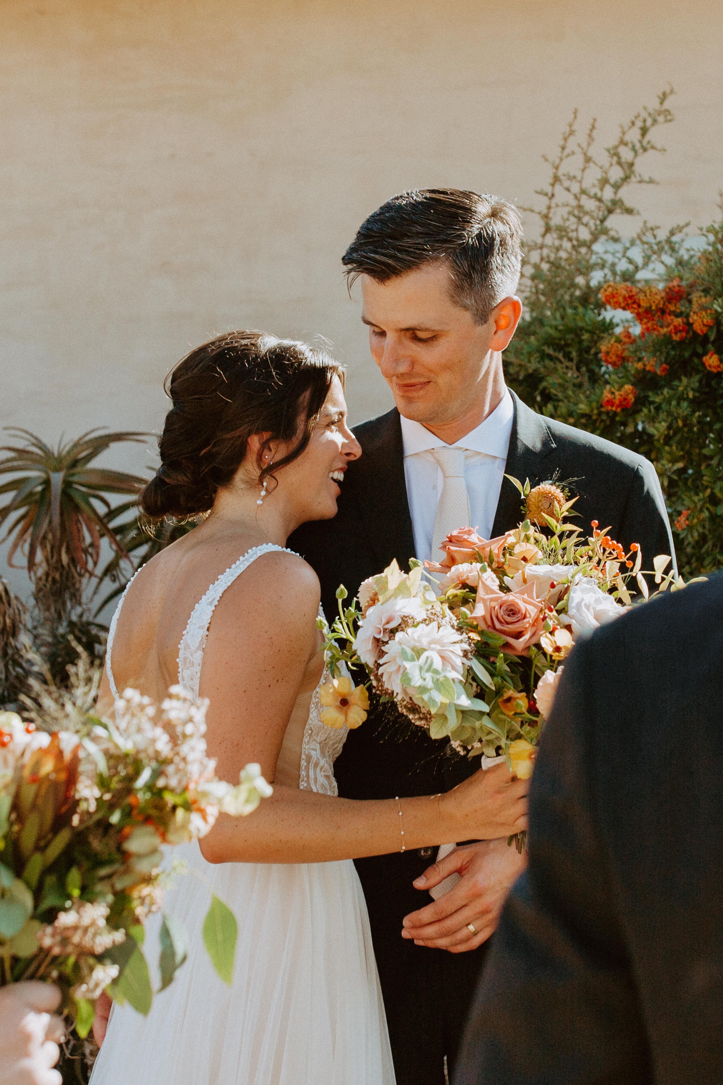 www.santabarbarawedding.com | Alyssa Brown | SB Historical Museum | Ann Johnson Events | Alexis Ireland Florals | Ventura Rental | The Beauty Bar | Couple After the Ceremony