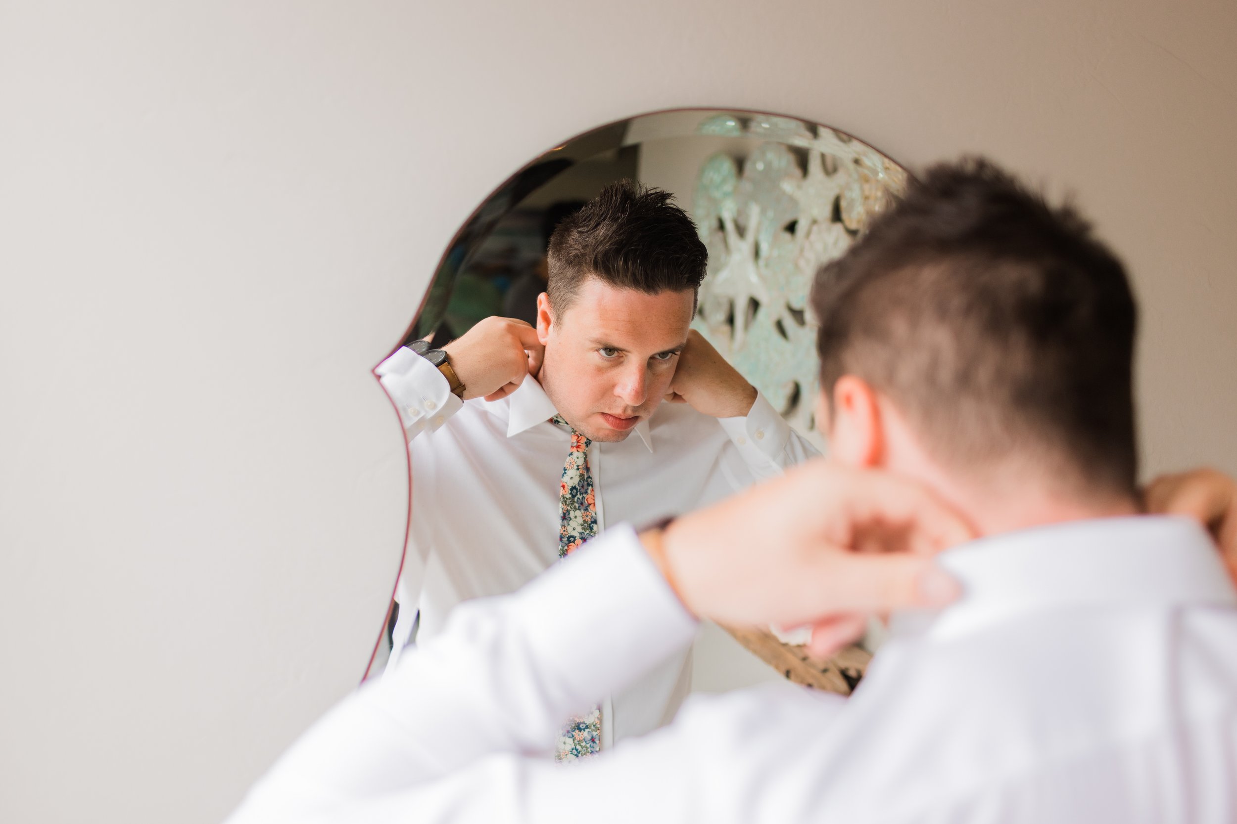 www.santabarbarawedding.com | Wonder Tribe | Talia Eliana Events | Events by Rincon | Santa Claus Beach | Black Tux | Groom Getting Ready