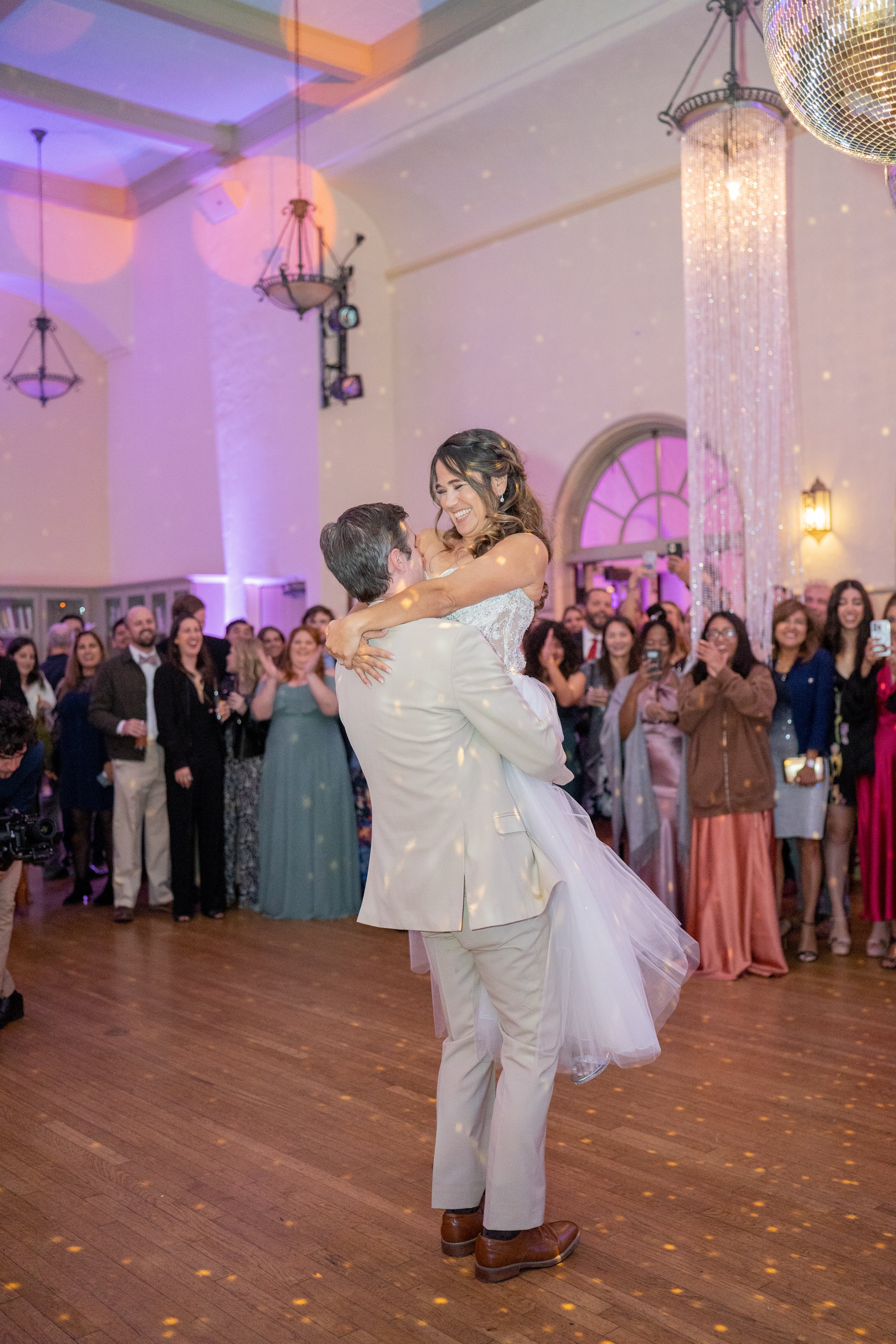 www.santabarbarawedding.com | Joyful Vows | Unitarian Society | Gatherings for Good | Blooms of Santa Barbara | David’s Bridal | Men’s Wearhouse | DJ Zeke | Spark Creative | Couple Dancing 