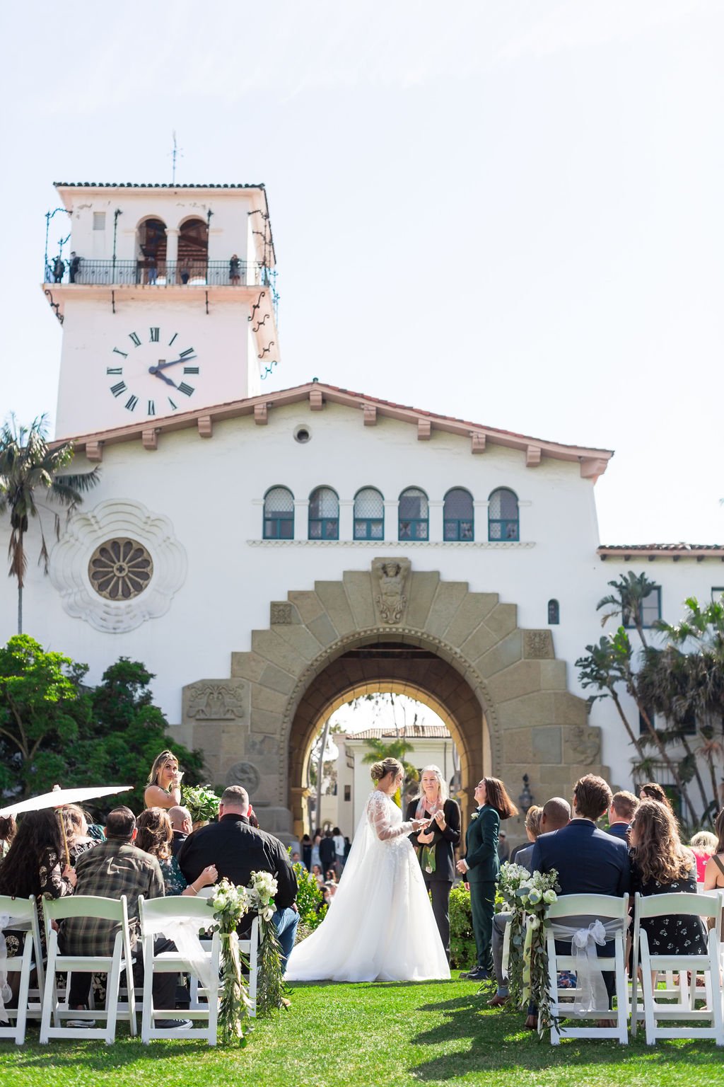 www.santabarbarawedding.com | Weddings by the Sea | Santa Barbara Courthouse | Kevin Qian | Cate Forest Designs | Jen Simone | Wendy Brewer | The Ceremony 
