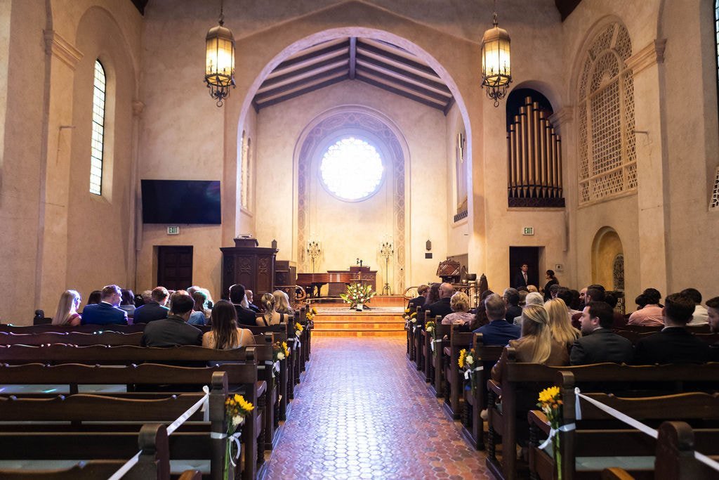 www.santabarbarawedding.com | Unitarian Society of Santa Barbara | Gatherings for Good | Inside of Church