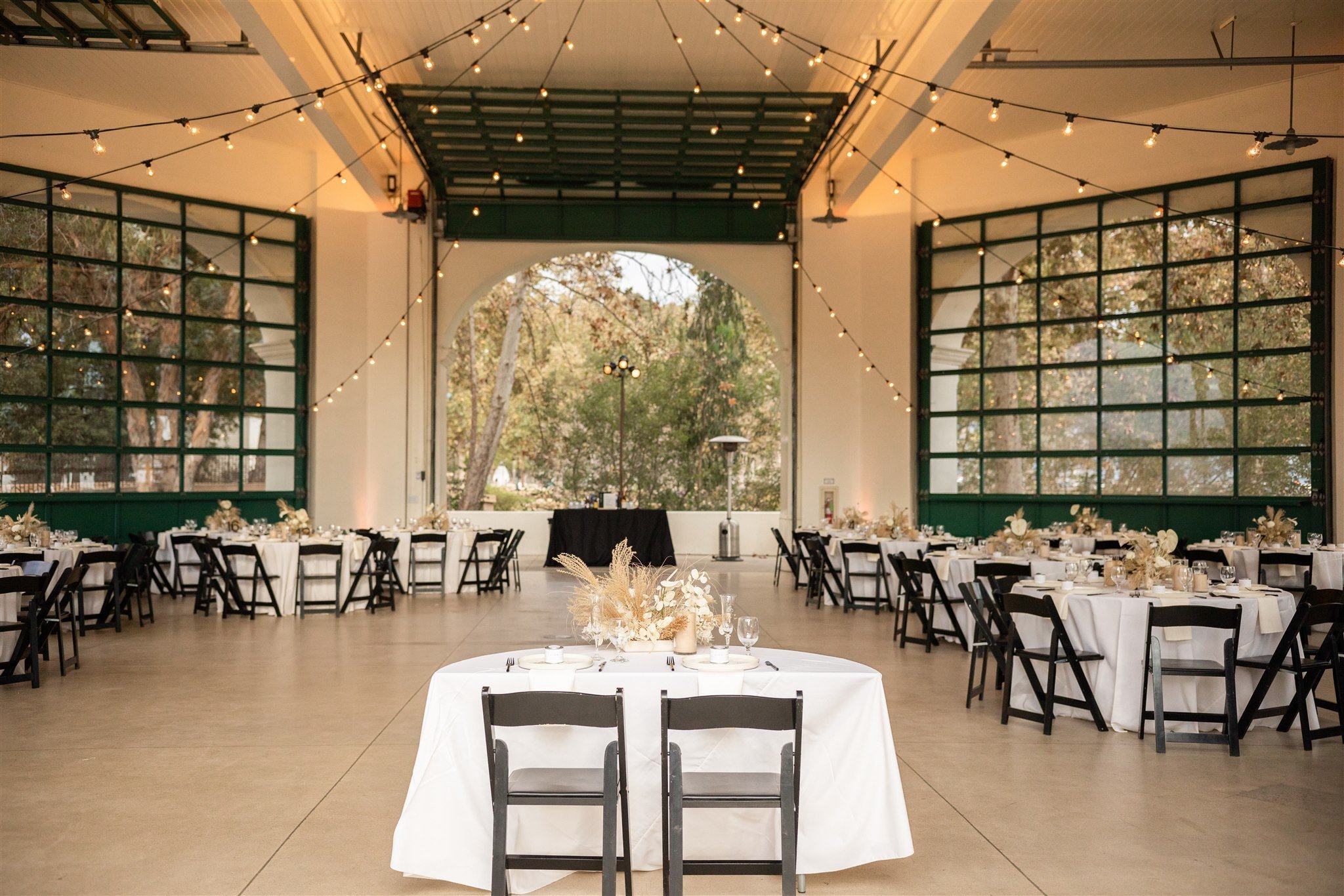 www.santabarbarawedding.com | Carousel House | Wonder Tribe Photography | Wedding Reception Set Up in the Building