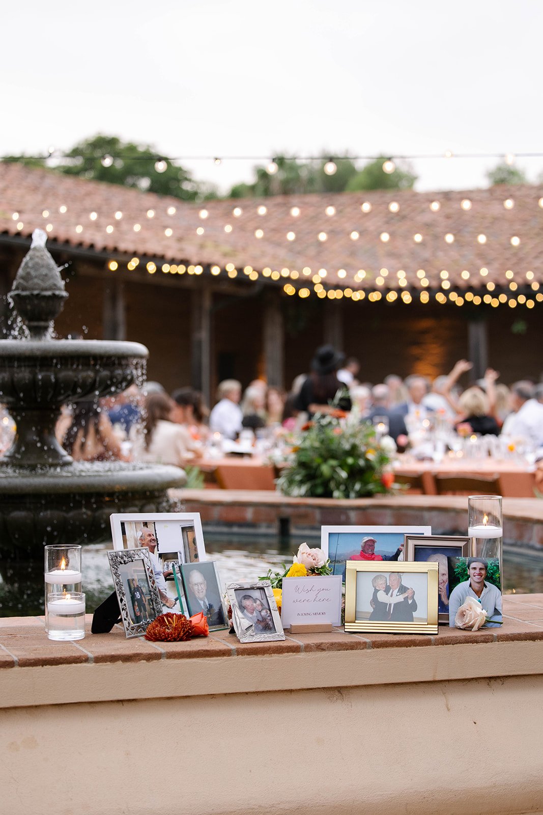 www.santabarbarawedding.com | Lina Bell | Ann Johnson Events | SB Historical Museum | The Poppy Pod | Blushing Beauty | Ventura Rentals | Pictures and Memory Table at Reception