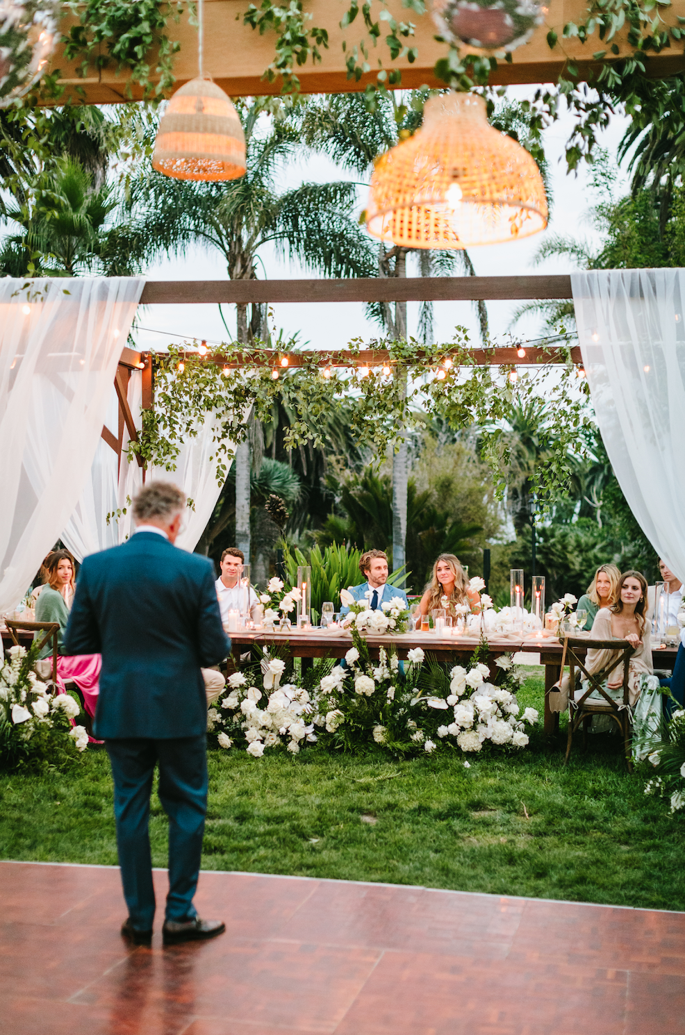 www.santabarbarawedding.com | Santa Barbara Zoo | Jodee Debes | Davia Lee | Boho Chic Dreams | Bella Vista | The Tent Merchant | Sarah Seven | Tom James | Speech at Reception