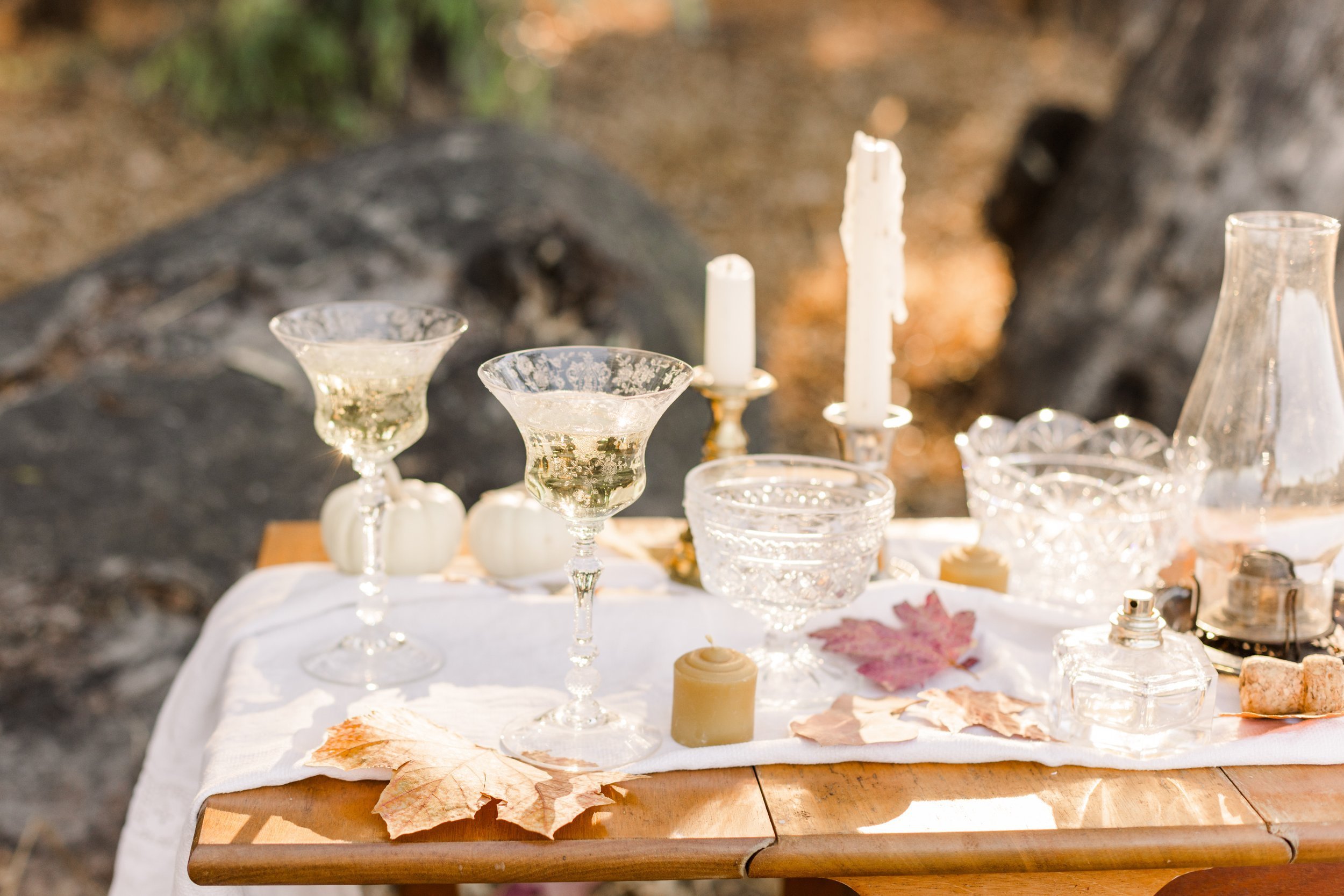 www.santabarbarawedding.com | Veils &amp; Tails Photography | Fall-Inspired Tablescape