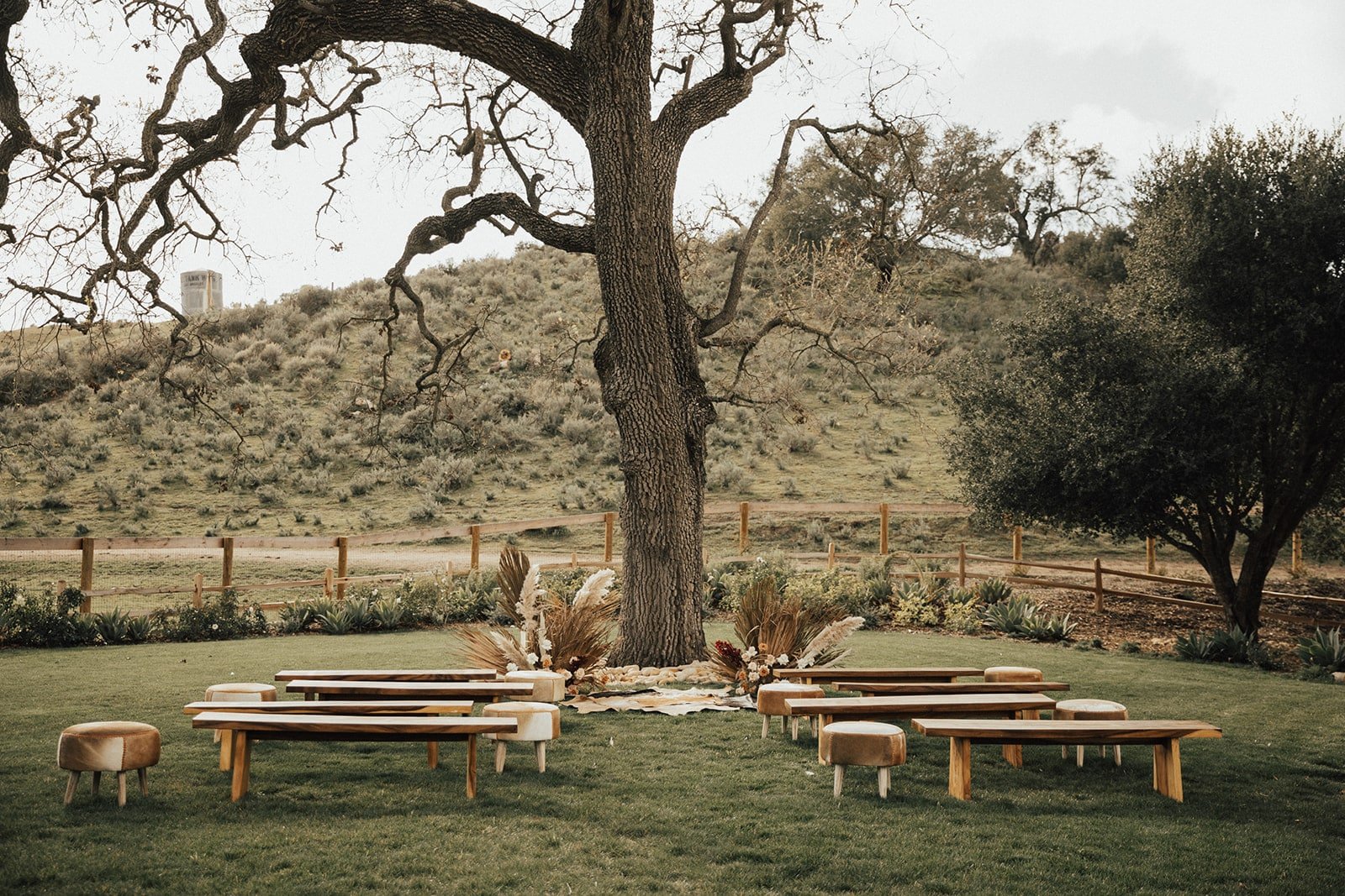 www.santabarbarawedding.com | Ann Johnson Events | Foxen Canyon Ranch | Heirlume Photography | The Ceremony Set Up