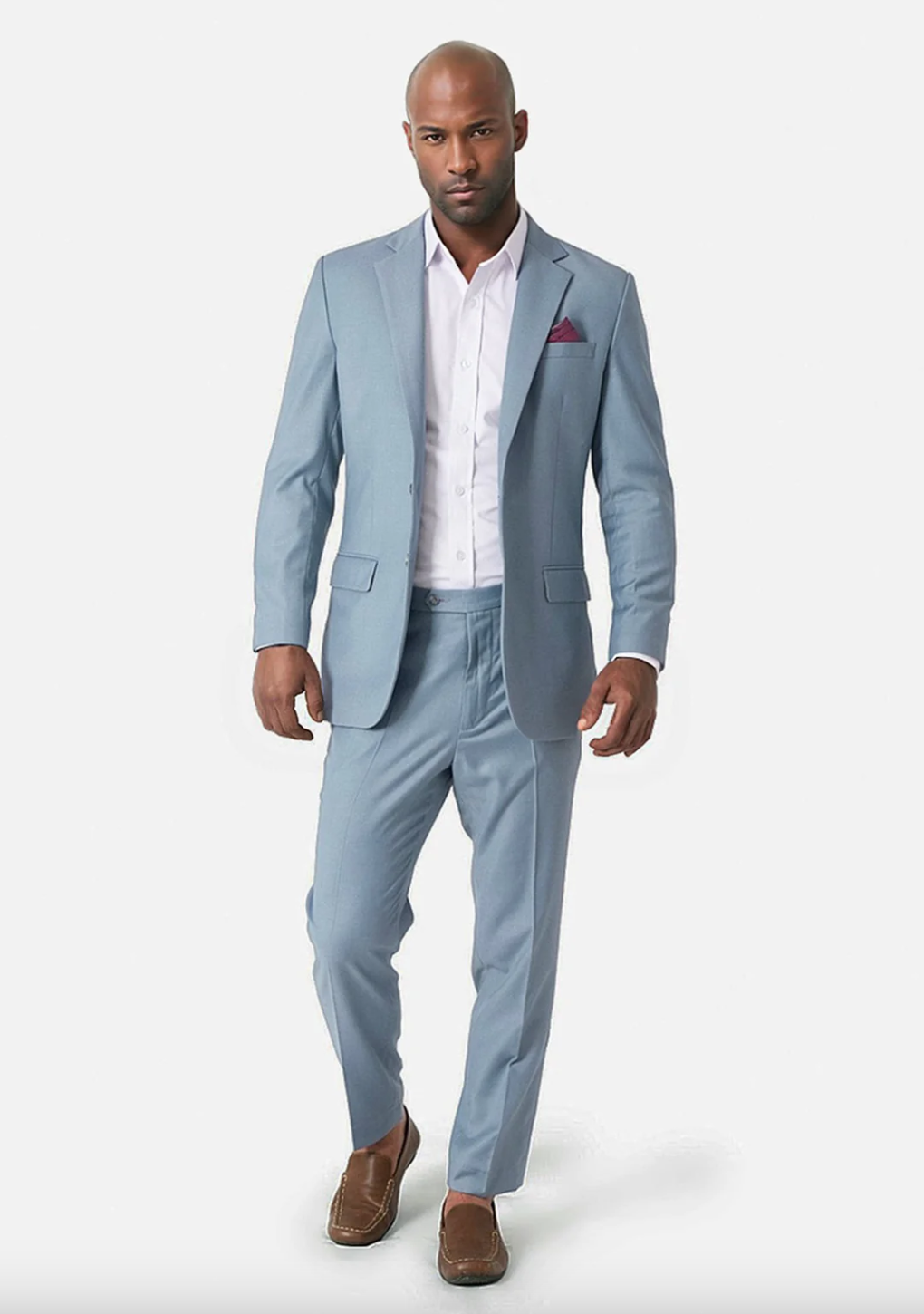 Astor Ice Blue Twill Suit