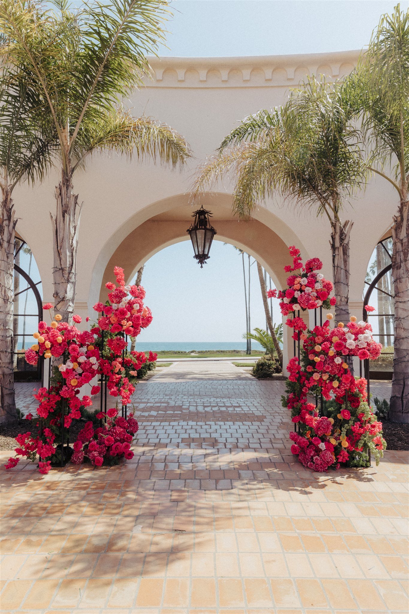 www.santabarbarawedding.com | Hilton Beachfront Resort | LuckEleven Events | Brocoff Photography | Once Upon A Florist | Amigo Party Rentals | Ceremony Set Up