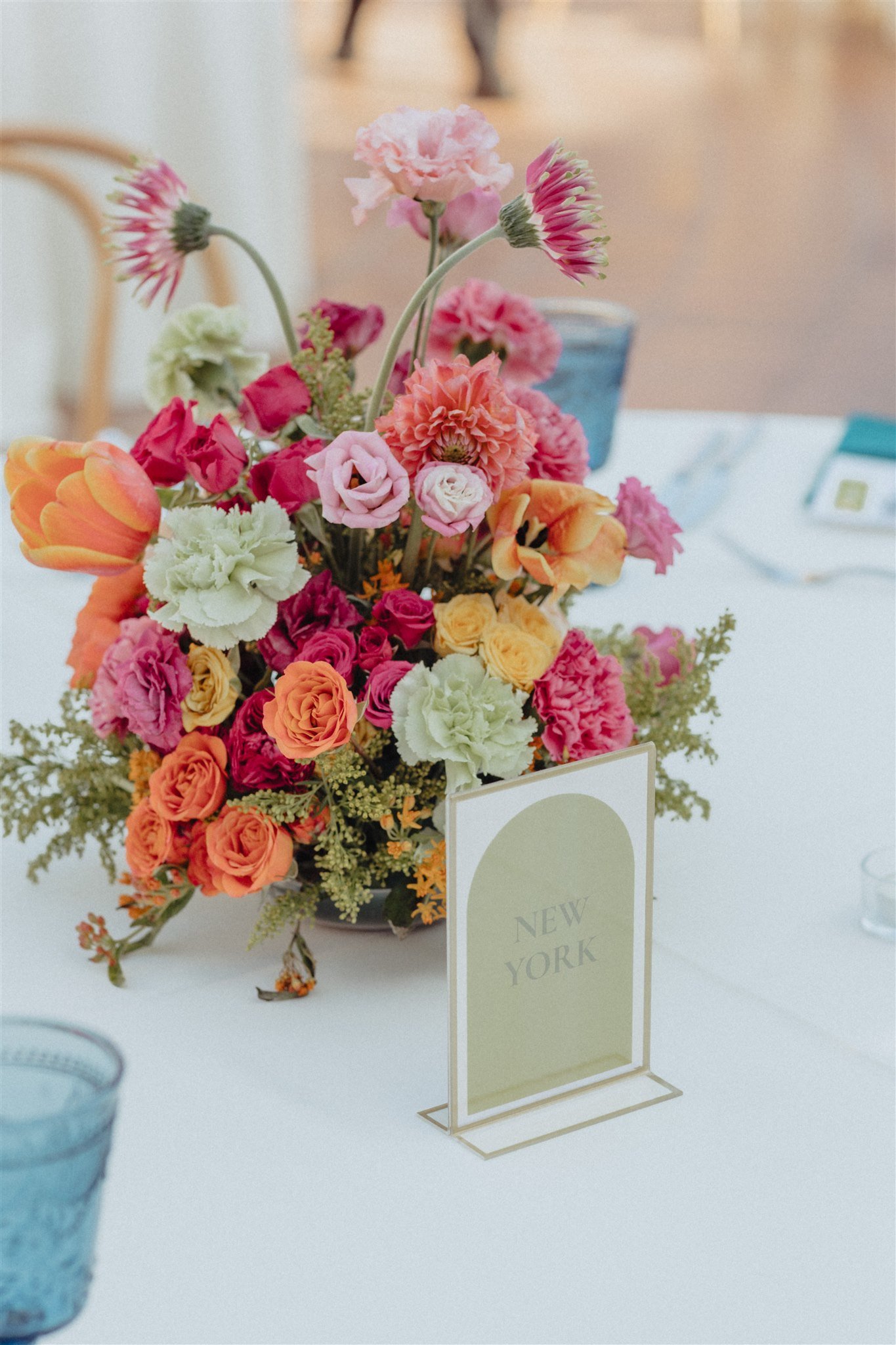 www.santabarbarawedding.com | Hilton Beachfront Resort | LuckEleven Events | Brocoff Photography | Once Upon A Florist | Amigo Party Rentals | Reception Table Numbers