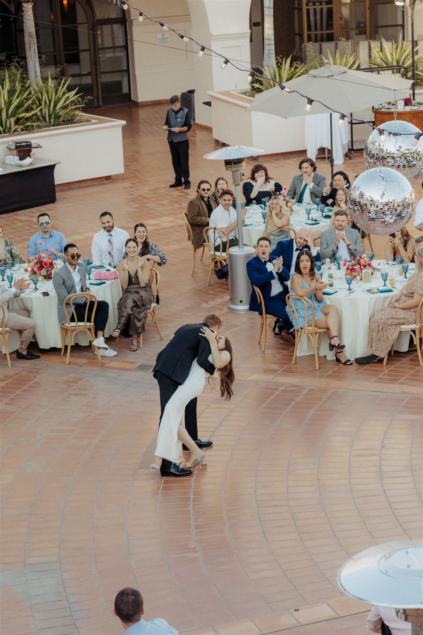 www.santabarbarawedding.com | Hilton Beachfront Resort | LuckEleven Events | Brocoff Photography | Once Upon A Florist | Amigo Party Rentals | Sarah Seven | Pretty Please Beauty | Couple First Dance