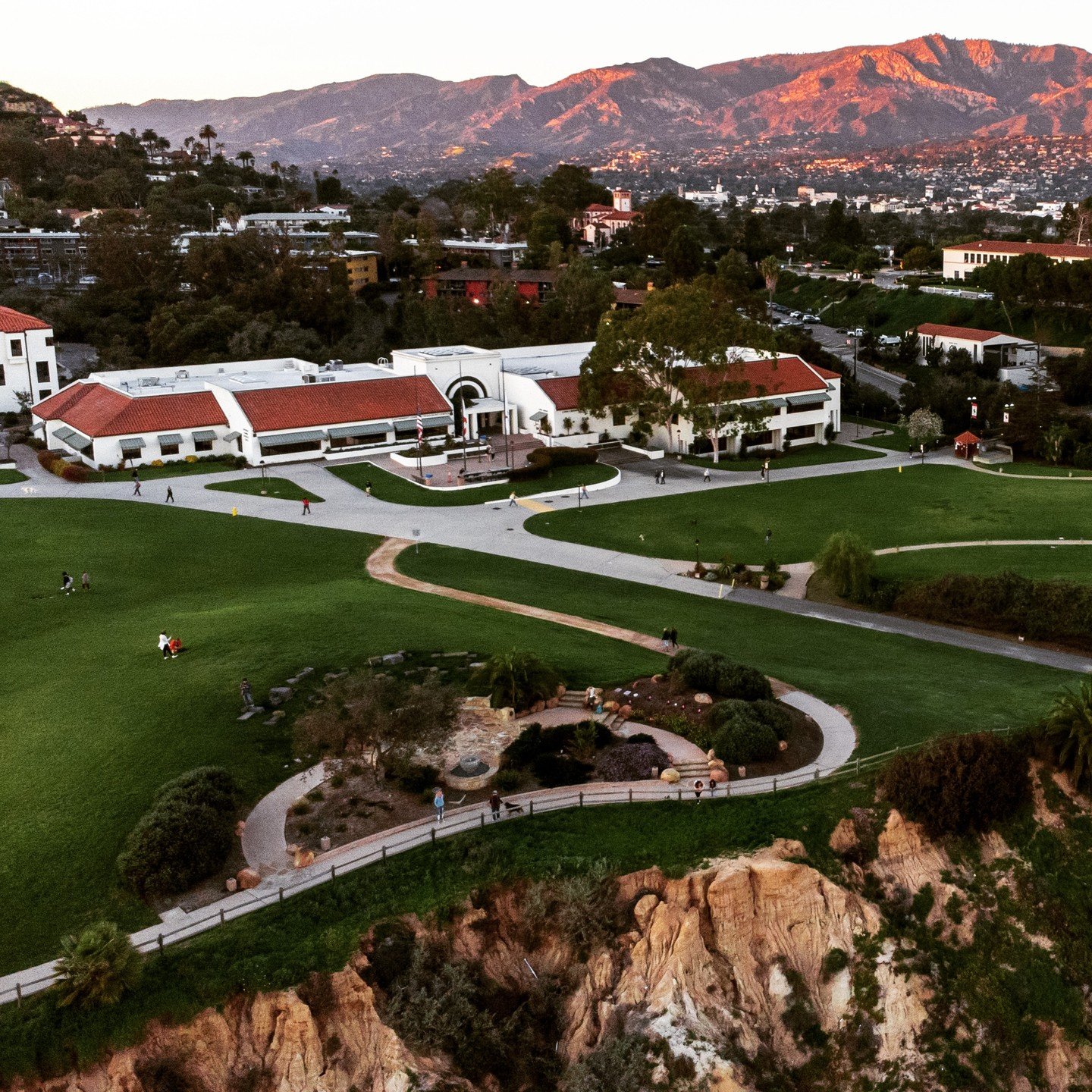 www.santabarbarawedding.com | Santa Barbara City College | View of the College Campus from Above