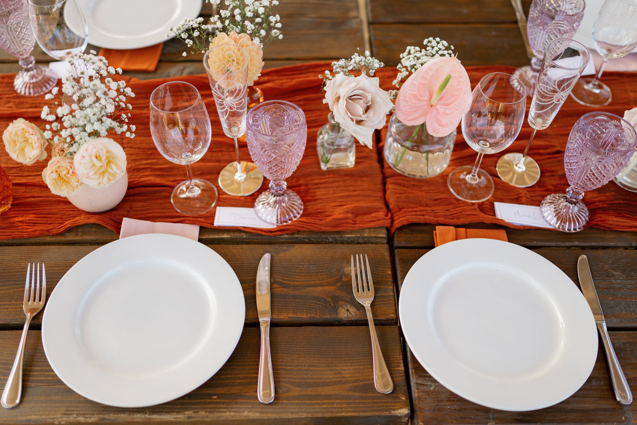 www.santabarbarawedding.com | Augusta Ottillia Photography | Megan Rose Events | Fallen Oaks Estate | Brooke Edelman | All About Events | Torricella Catering | Reception Table Set Up