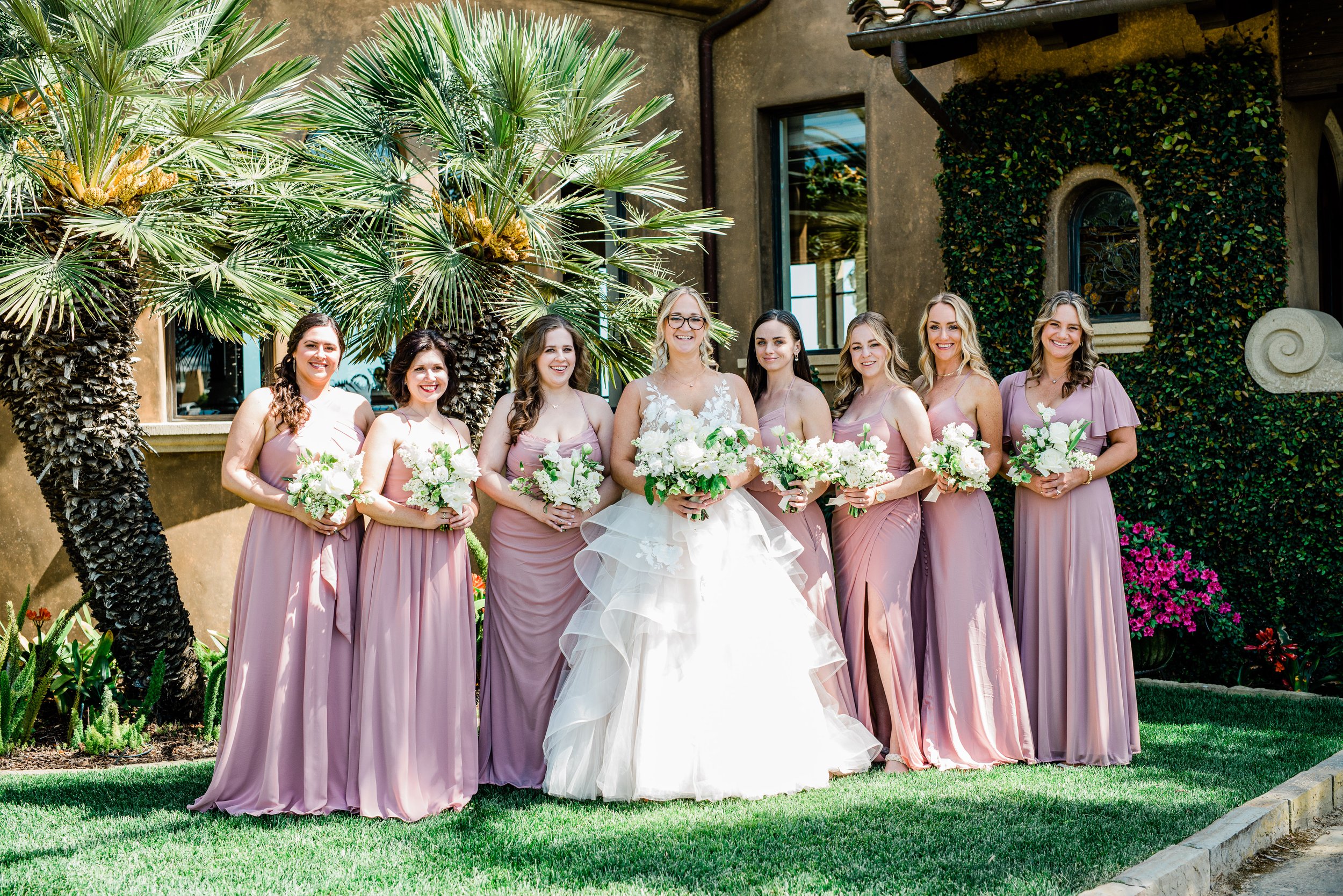 www.santabarbarawedding.com | Leana Myra | The MOXI | Drake Social | Blooms of Santa Barbara | Dreamcatcher Artistry | Bride and Bridesmaids Before Ceremony