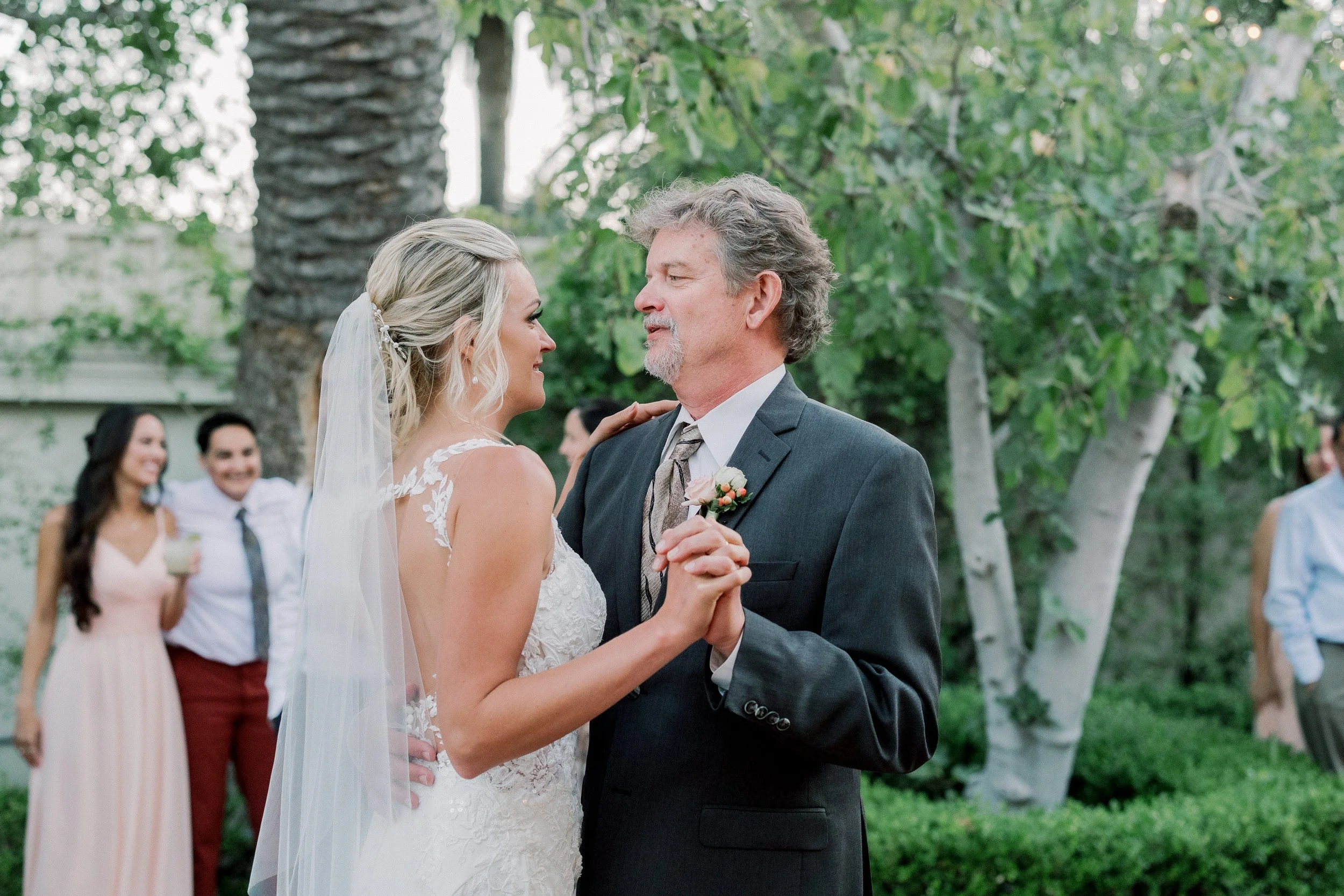 www.santabarbarawedding.com | I Heart My Groom | Father and Daughter Dance at Wedding Reception