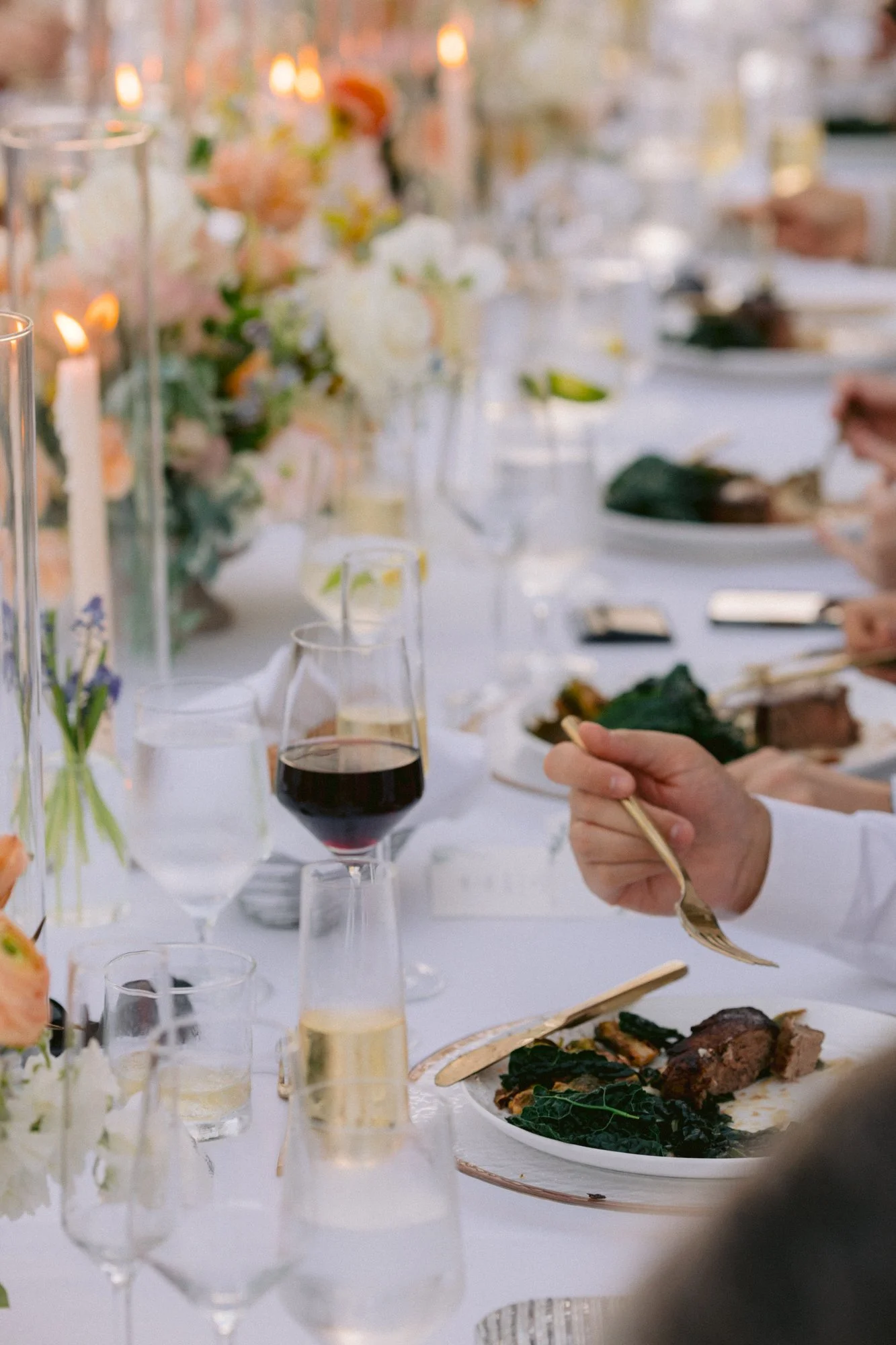 www.santabarbarawedding.com | Kyle London Photography | Belmond El Encanto | Gatherings for Good | Blooms of Santa Barbara | The Tent Merchant | Reception Set Up