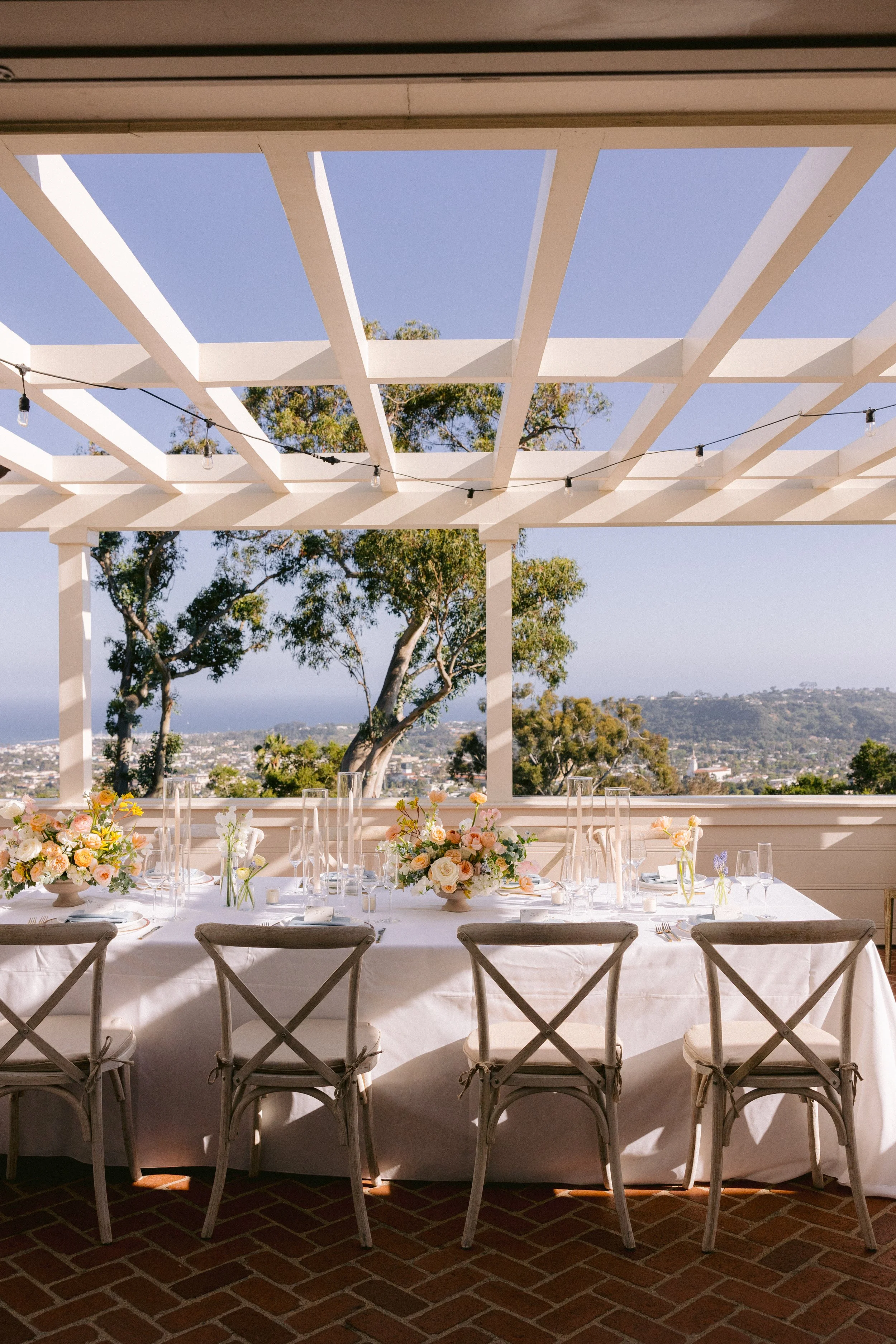 www.santabarbarawedding.com | Kyle London Photography | Belmond El Encanto | Gatherings for Good | Blooms of Santa Barbara | The Tent Merchant | Reception Set Up