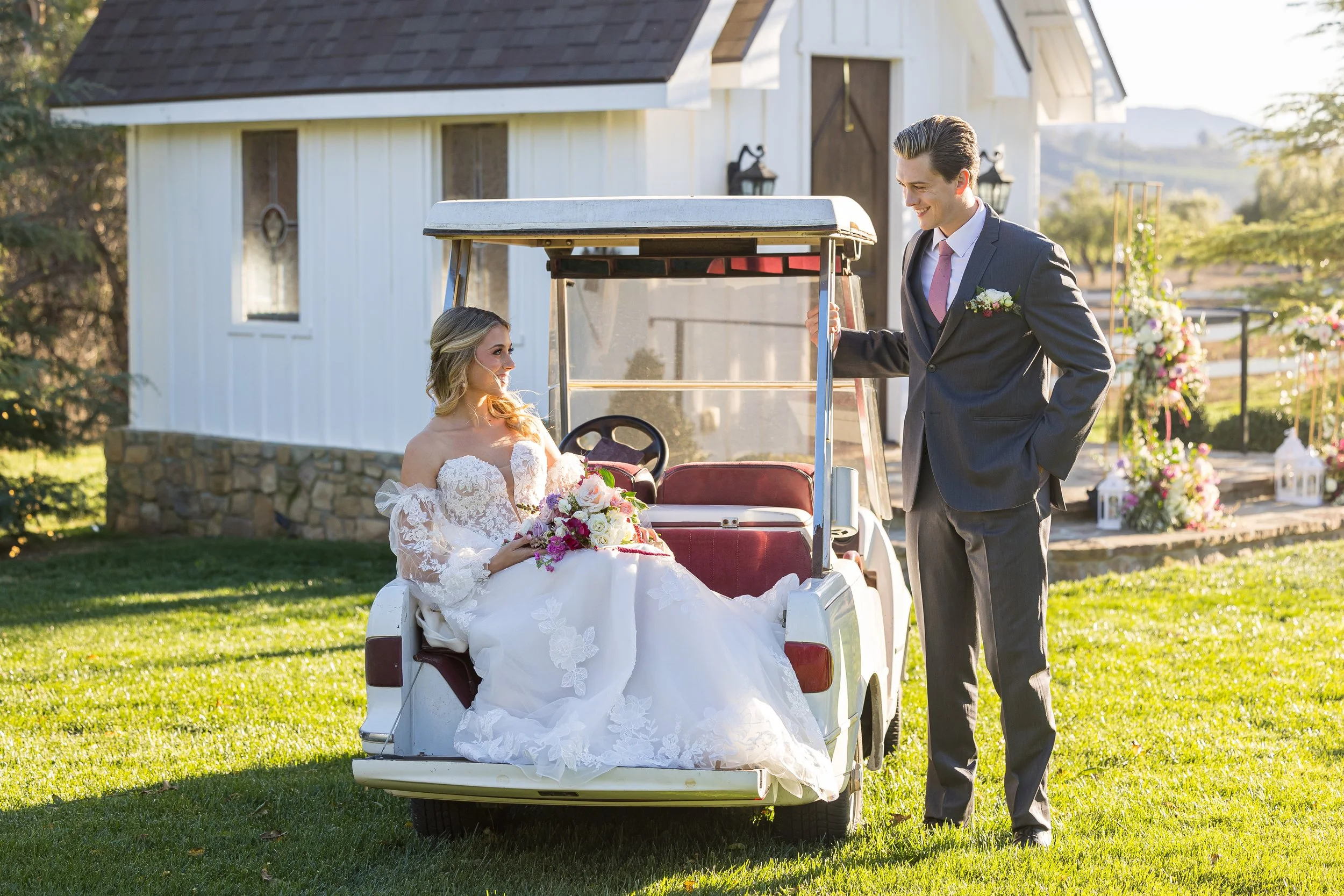 www.santabarbarawedding.com | Elizabeth Victoria | Country Meadow Ranch | I Love You Maddly | Lucky Lady Florals | Ventura Rentals | Mission Tuxedo | Ever After Bridal | Couple at Ceremony