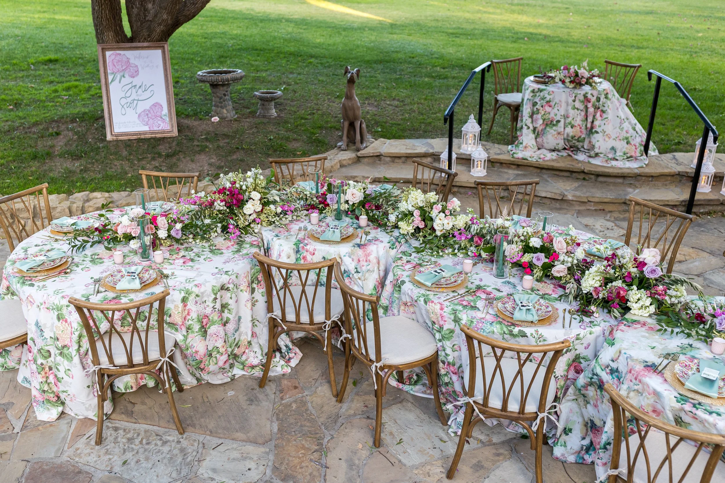 www.santabarbarawedding.com | Elizabeth Victoria | Country Meadow Ranch | I Love You Maddly | Lucky Lady Florals | Ventura Rentals | Oh Yay Designs | Luxe Linen | Reception Table Set UP