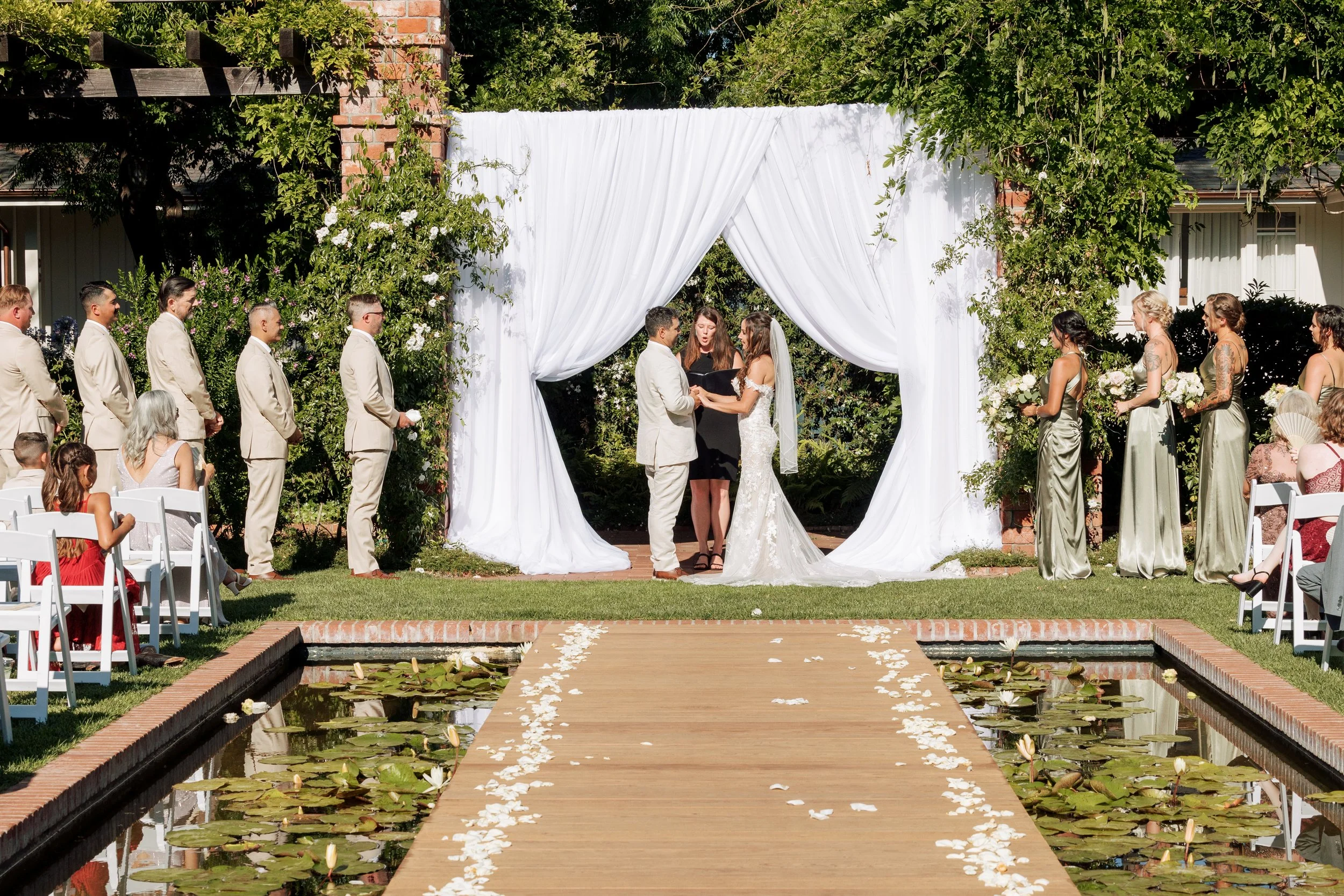 www.santabarbarawedding.com | Gloria Mesa | Belmond El Encanto | Jamison and Tania Photography | Flourish Design & Co. | Marla & Co. | Dreams America | Amigo Event Rentals | The Ceremony