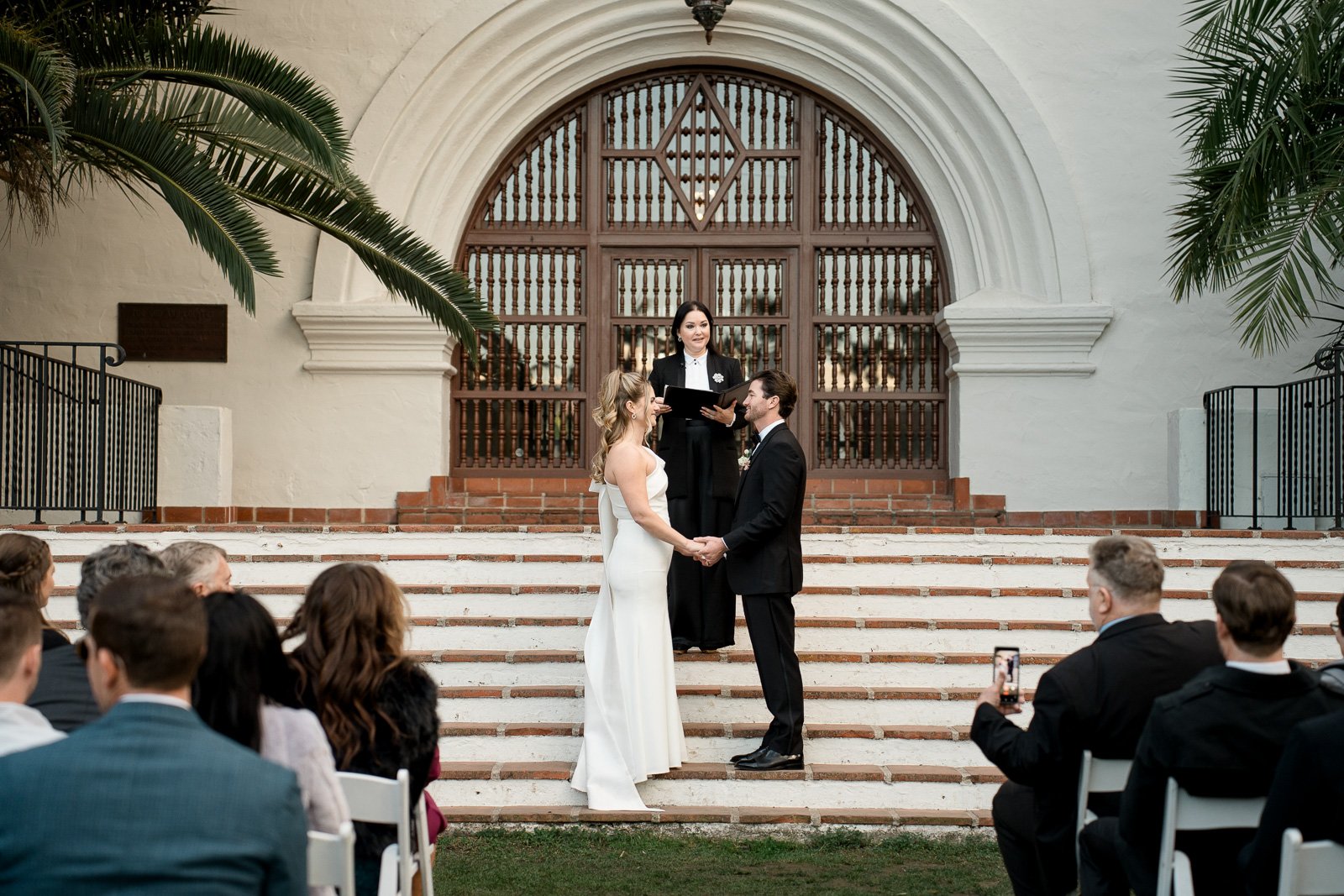 www.santabarbarawedding.com | Events by Fran | Eli Suzuki-Gill | Santa Barbara Courthouse | Blue Blossoms | Just 4 Fun Party Rentals | Party Proper | Julia Garcia | The Ceremony