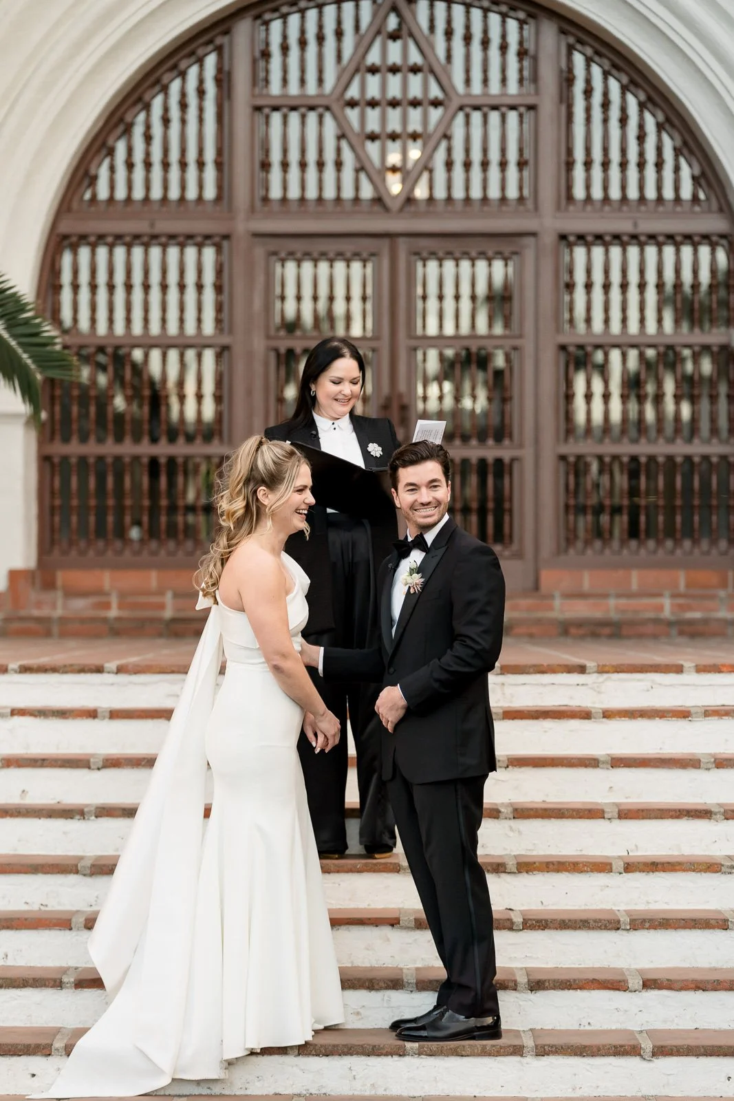 www.santabarbarawedding.com | Events by Fran | Eli Suzuki-Gill | Santa Barbara Courthouse | Blue Blossoms | Just 4 Fun Party Rentals | Party Proper | Julia Garcia | The Ceremony