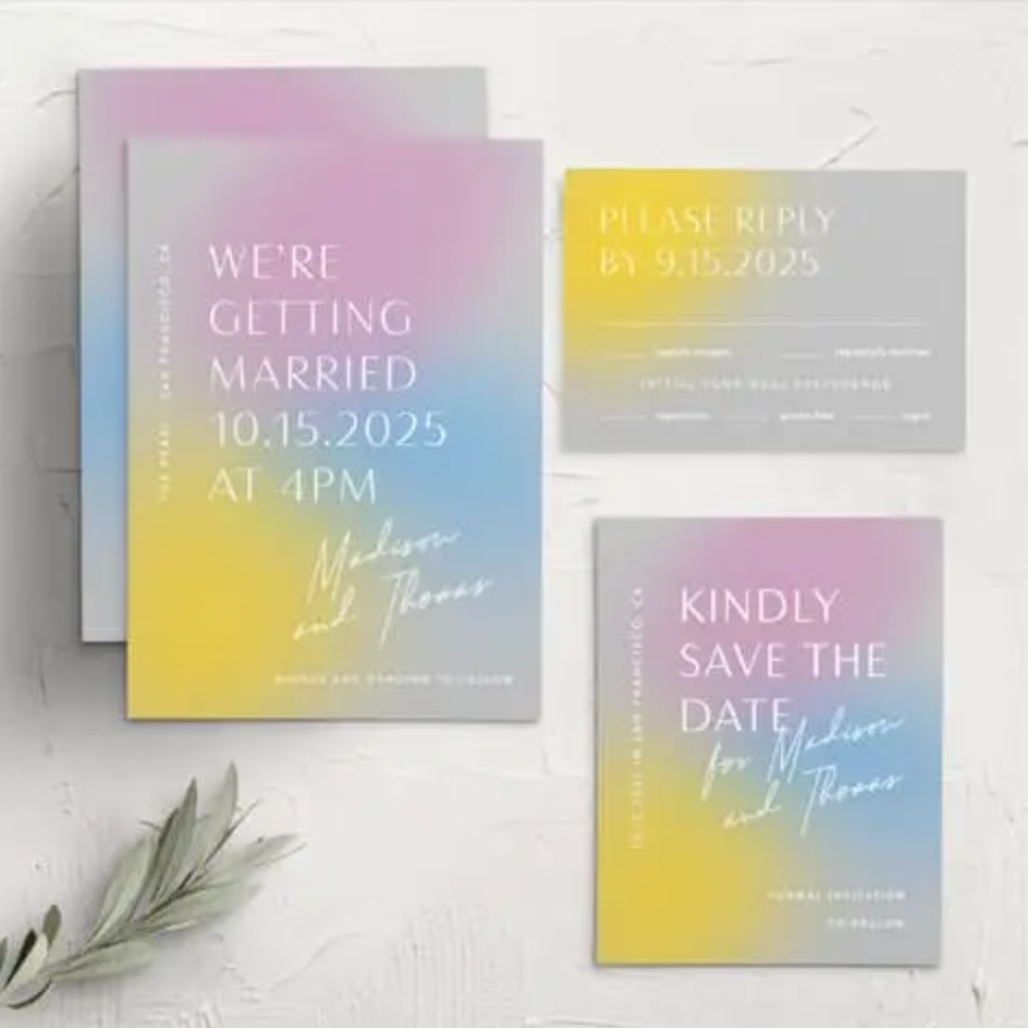 Love Aura Wedding Invitations