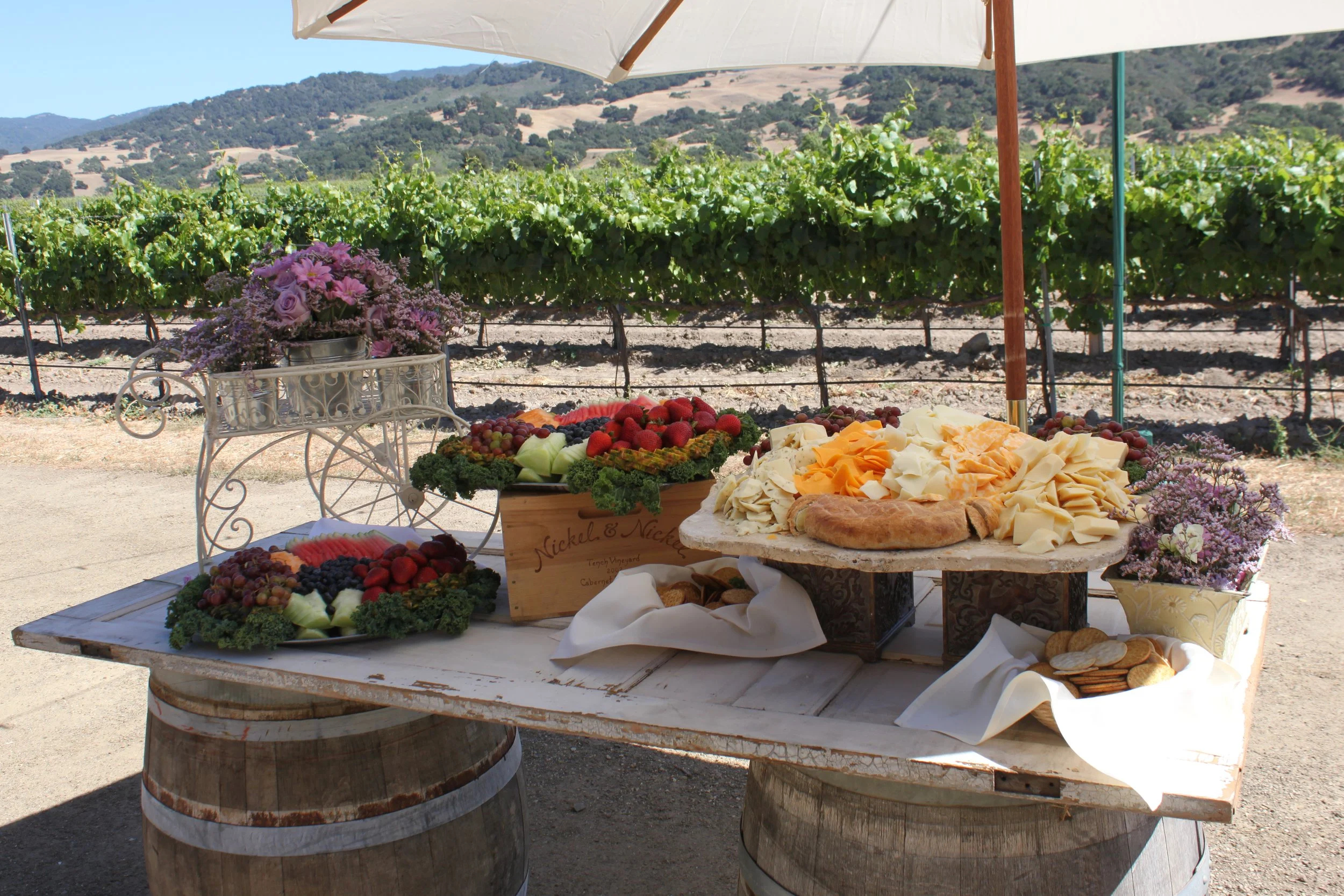 DJ's California Catering | www.santabarbarawedding.com