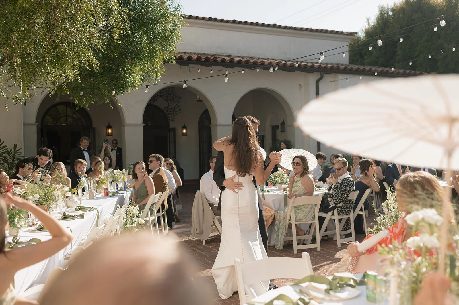 www.santabarbarawedding.com | Unitarian Society of Santa Barbara | Bethany Joy Photo | Intentional Gatherings Co. | Bliss Fine Florals | The Black Tux | Jenny Yoo | First Dance