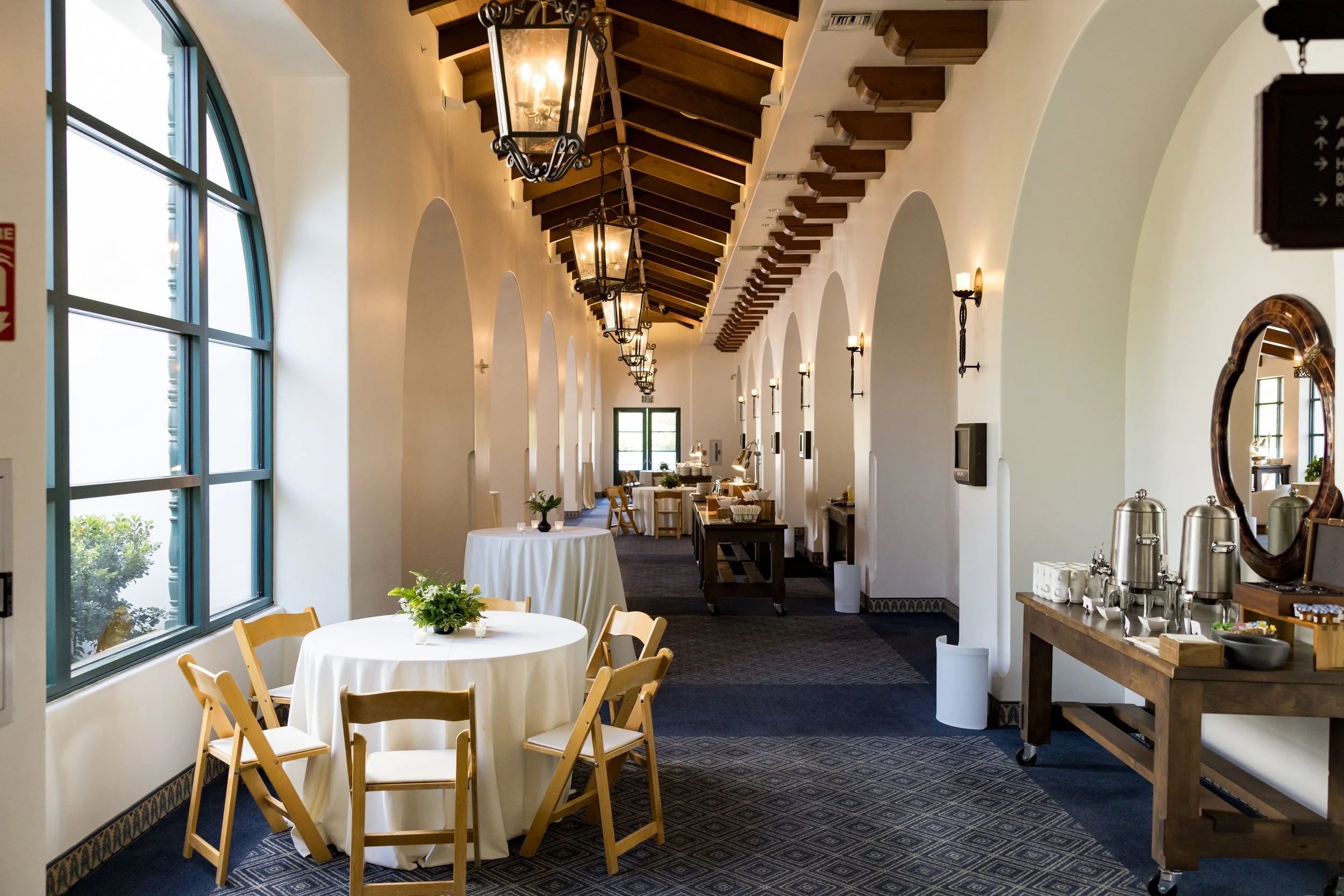 www.santabarbarawedding.com | Michael Segal | Tessa Lyn Events | Town and Country Events | Ojai Valley Inn | Enchanted Garden Floral Design | Indoor Set Up
