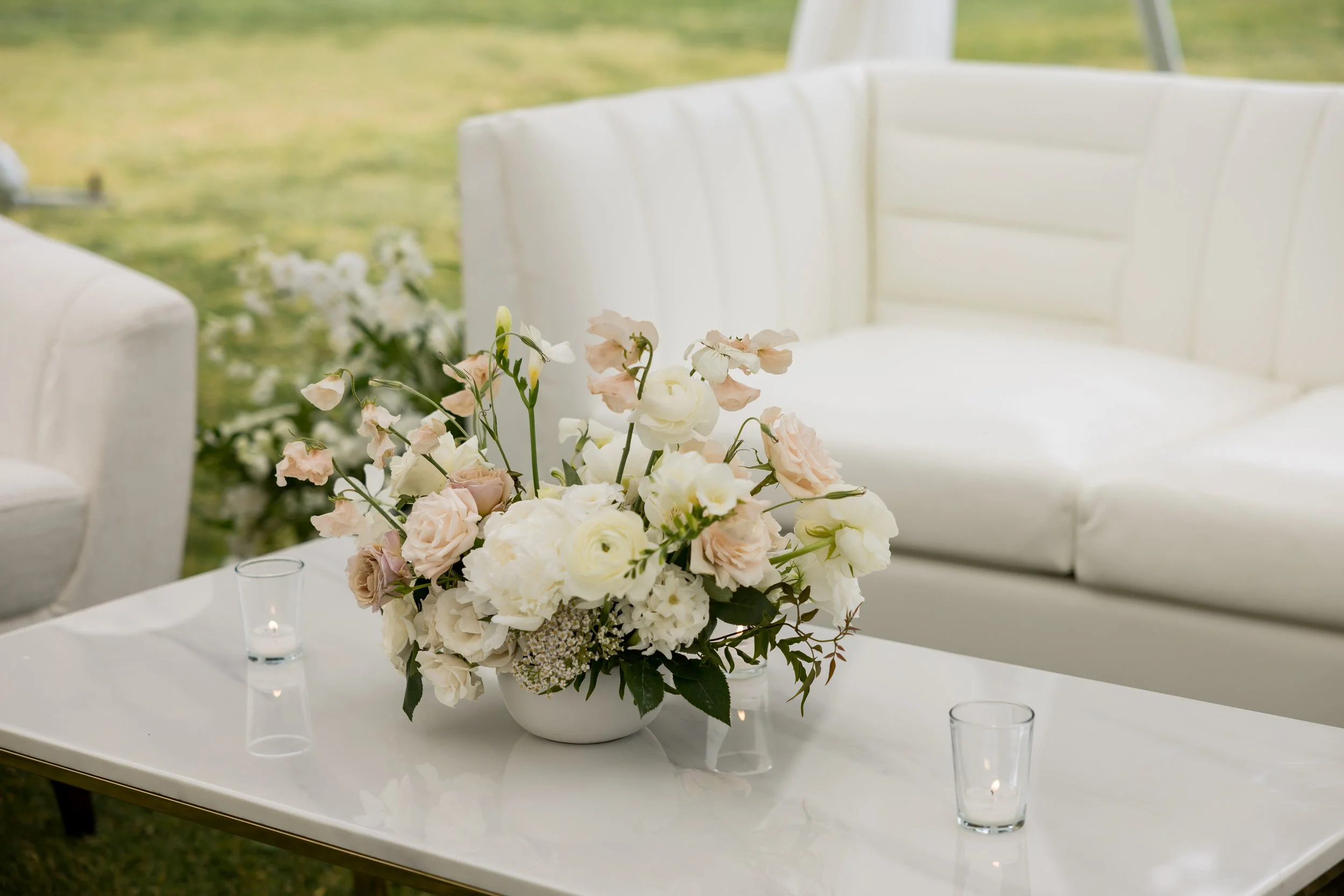 www.santabarbarawedding.com | Michael Segal | Tessa Lyn Events | Town and Country Events | Ojai Valley Inn | Enchanted Garden Floral Design | Lounge Area