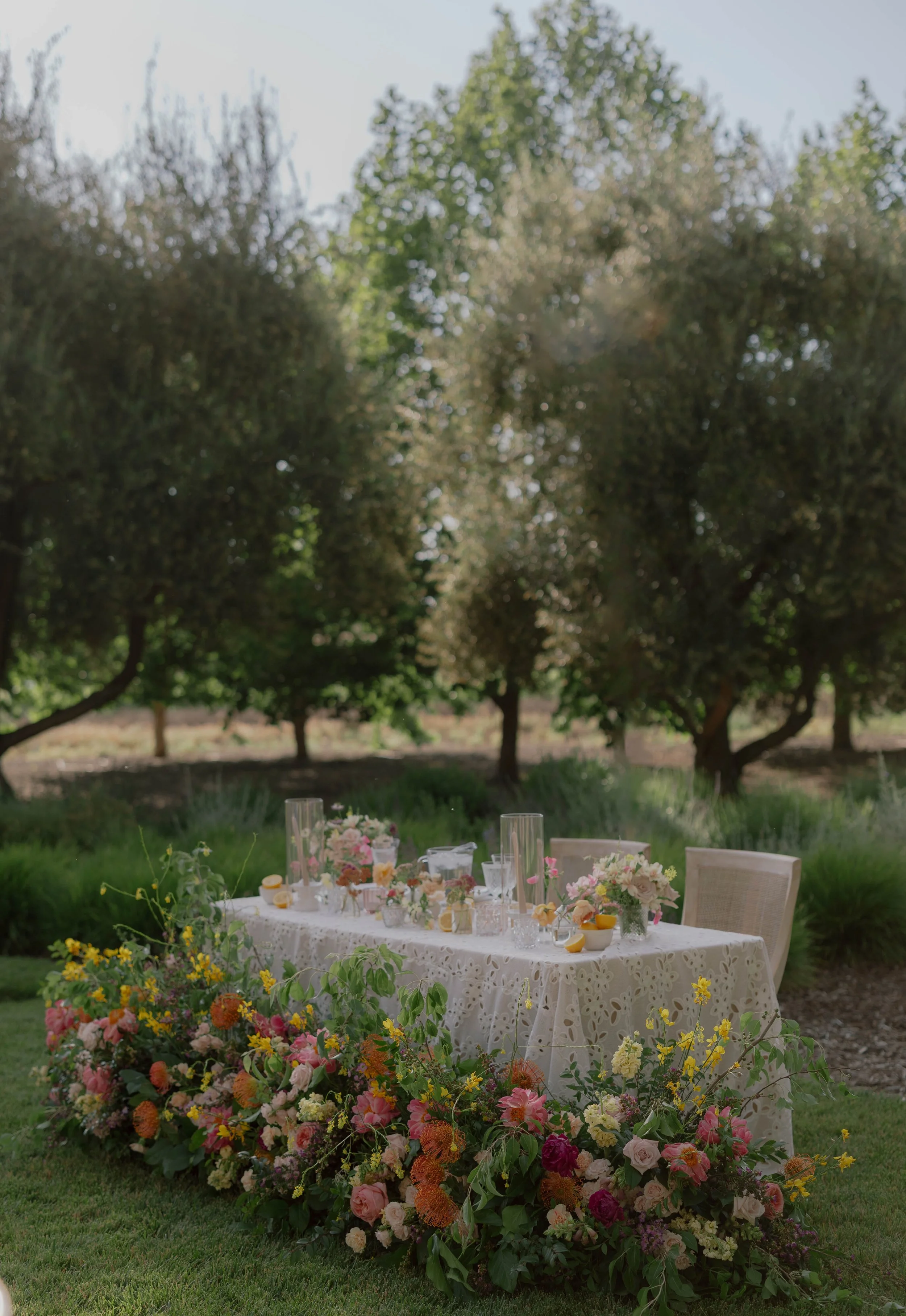 www.santabarbarawedding.com | Bliss Productions | Breahna Taylor | La Taranntella | Bright Floral | Town and Country Event Rentals | BBJ La Tavola | The Reception Set Up