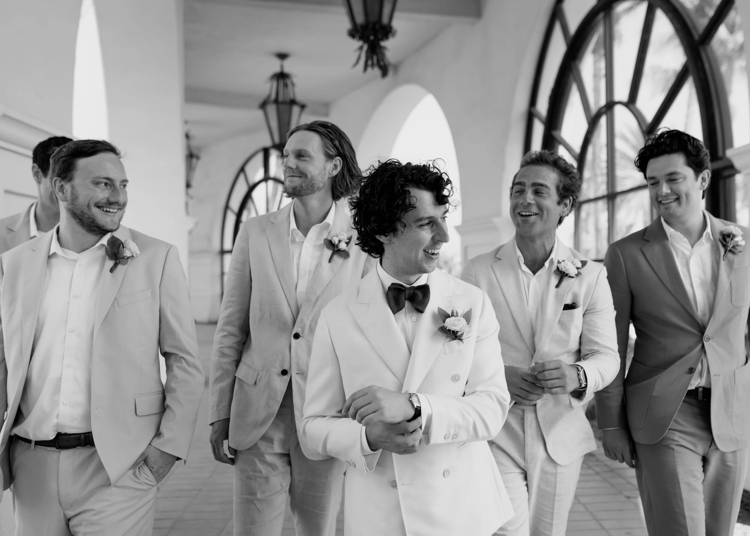 www.santabarbarawedding.com | Bae Events | Danya Izarraraz | Anthology Studios | Tailor’s Keep | Groom and Groomsmen Before Ceremony