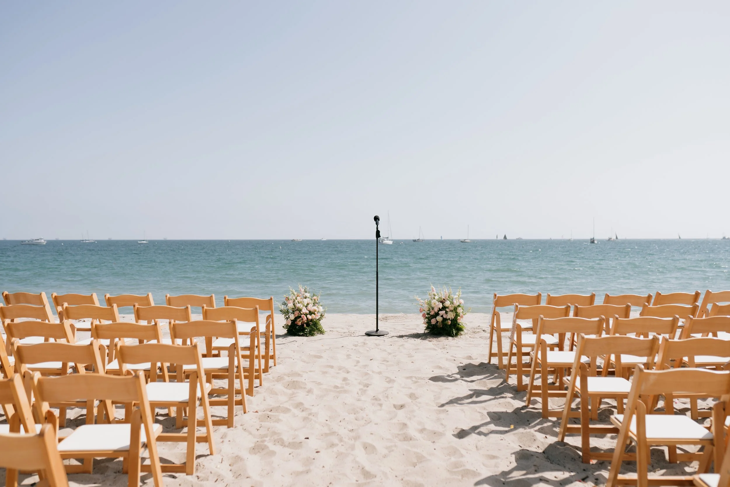 www.santabarbarawedding.com | Bae Events | Danya Izarraraz | Anthology Studios | Backdrop Boutique | Beach Ceremony Set Up