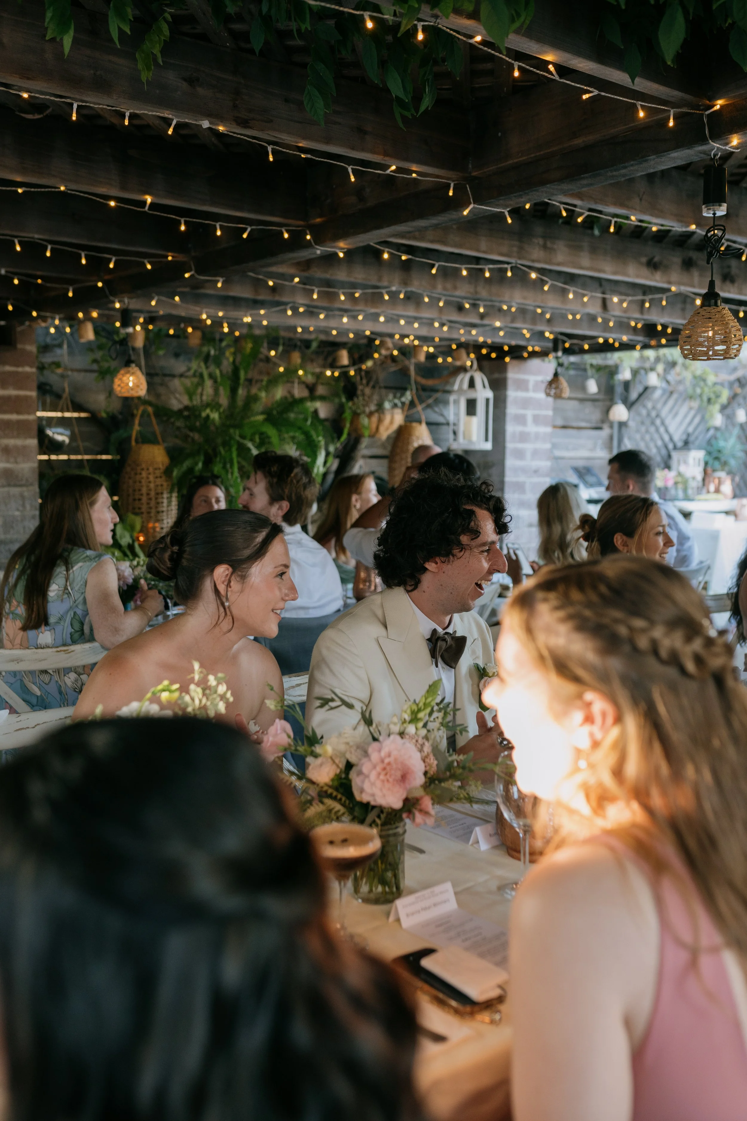 www.santabarbarawedding.com | Bae Events | Danya Izarraraz | Anthology Studios | Arnoldi’s Cafe | Samara Beauty | Tailor’s Keep | Willowby by Watters | Couple at Reception