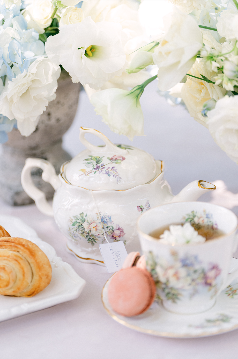 www.santabarbarawedding.com | Magnolia West | Alpha Floral | Islay Gardens | Tea and Time | Reve Macarons | The Social Vows | Taylor Design Studio | Alpha Floral | Tea Party