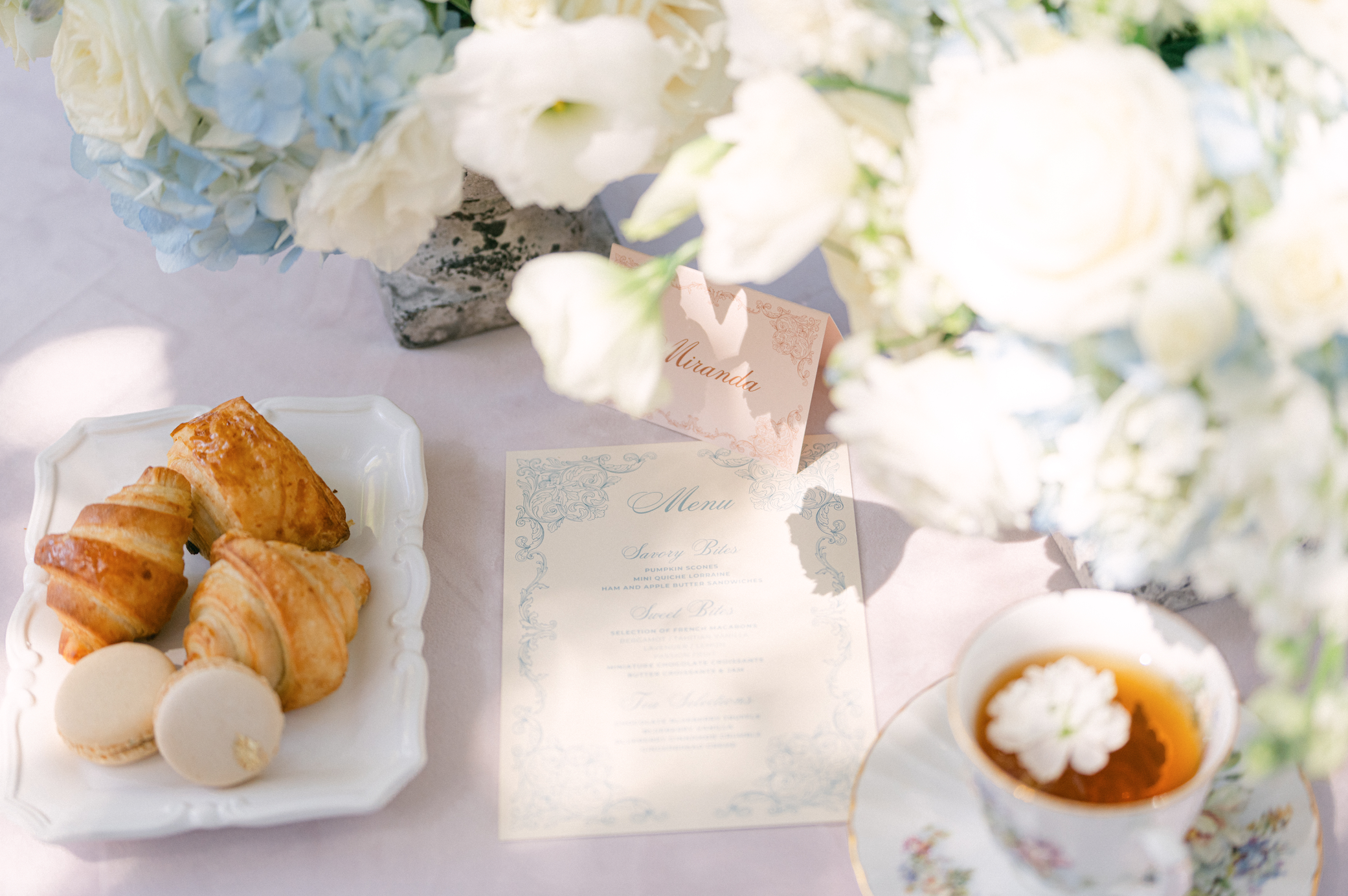 www.santabarbarawedding.com | Magnolia West | Alpha Floral | Islay Gardens | Tea and Time | Reve Macarons | The Social Vows | Taylor Design Studio | Alpha Floral | Tea Party