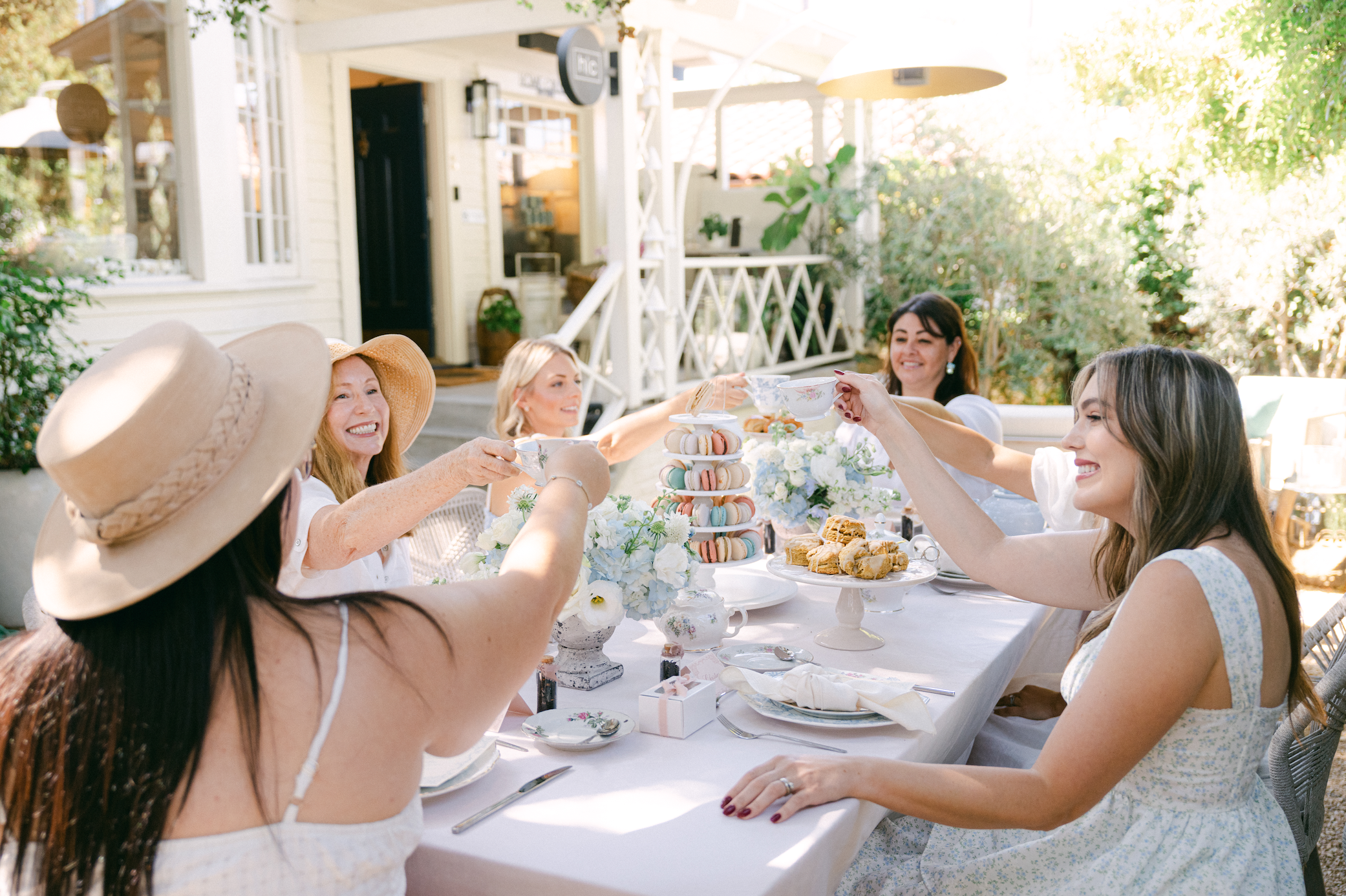 www.santabarbarawedding.com | Magnolia West | Alpha Floral | Islay Gardens | Tea and Time | Reve Macarons | The Social Vows | Taylor Design Studio | Alpha Floral | Tea Party