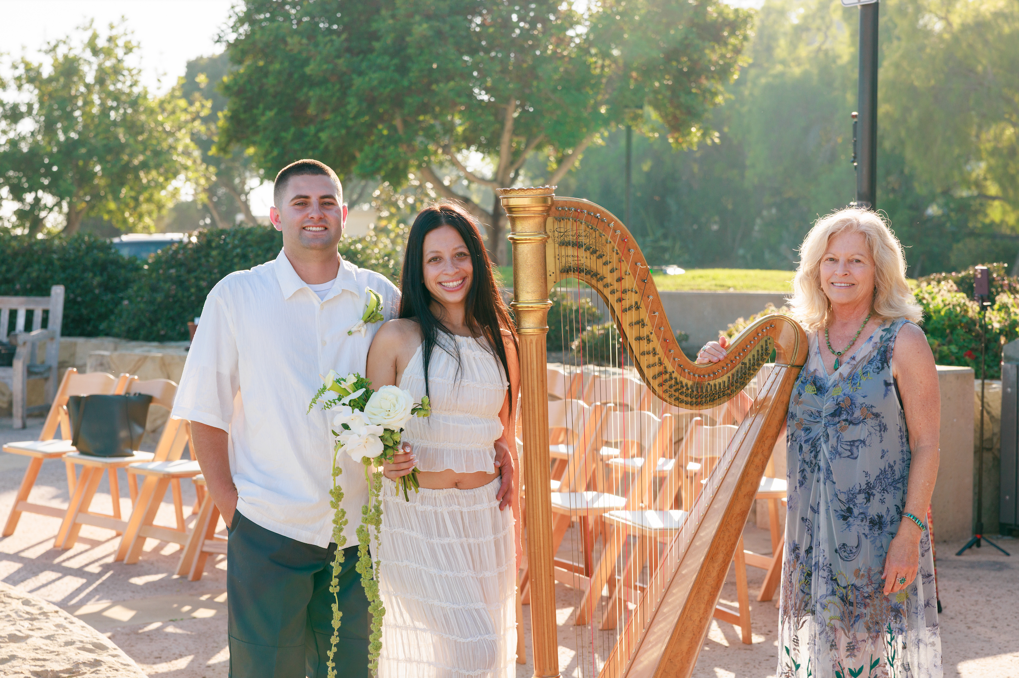 www.santabarbarawedding.com | SBCC | Moments by Frank | Harpist Jan Walters | Backdrop Boutique | Felicia Kashevaroff | PacWest Blooms | SBCC Giveaway Elopement 