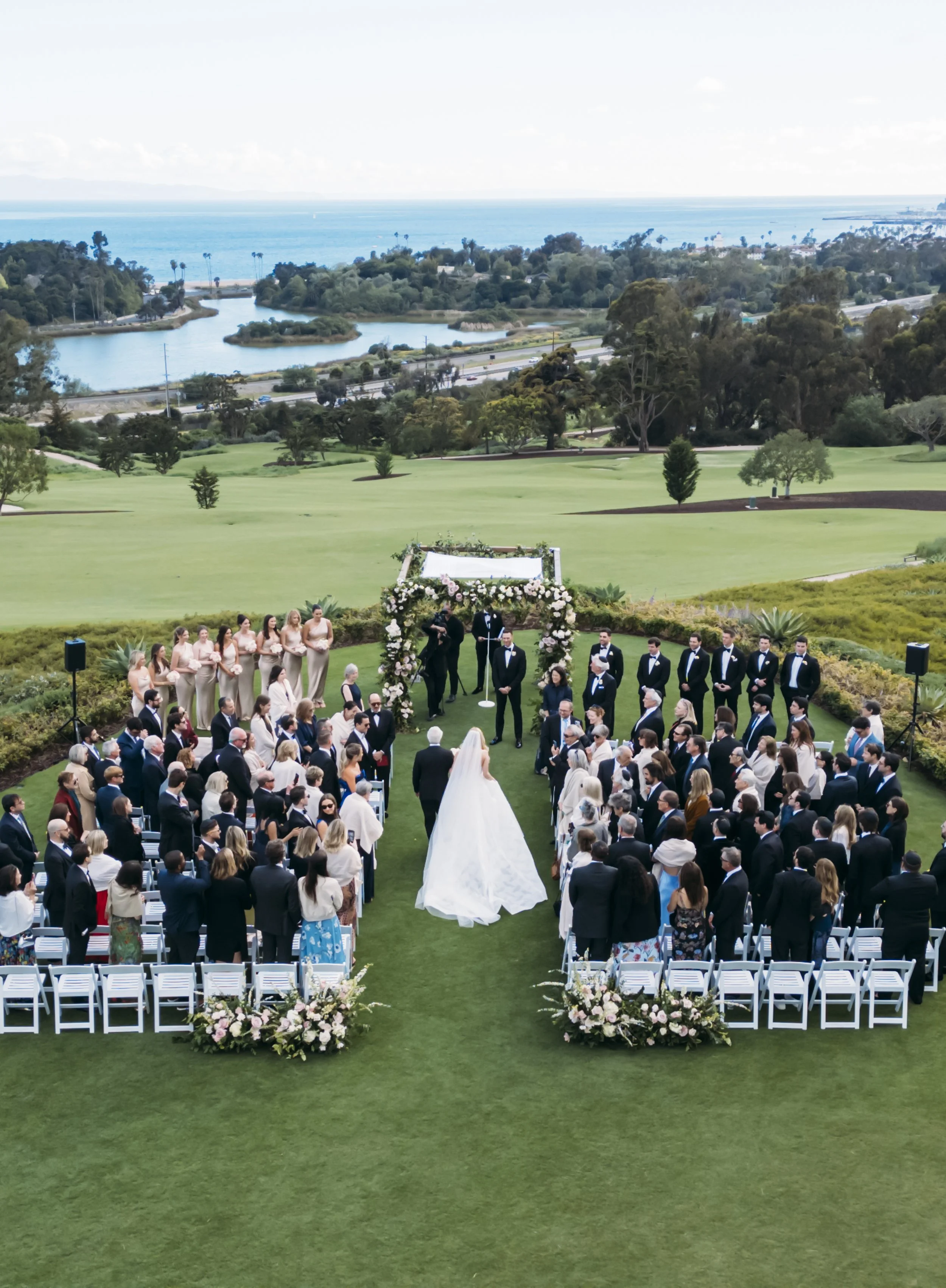 www.santabarbarawedding.com | Scott Clark | Bliss Productions Co. | Montecito Club | Bright Floral | Marla &amp; Co. | Premiere Party Rentals | The Ceremony