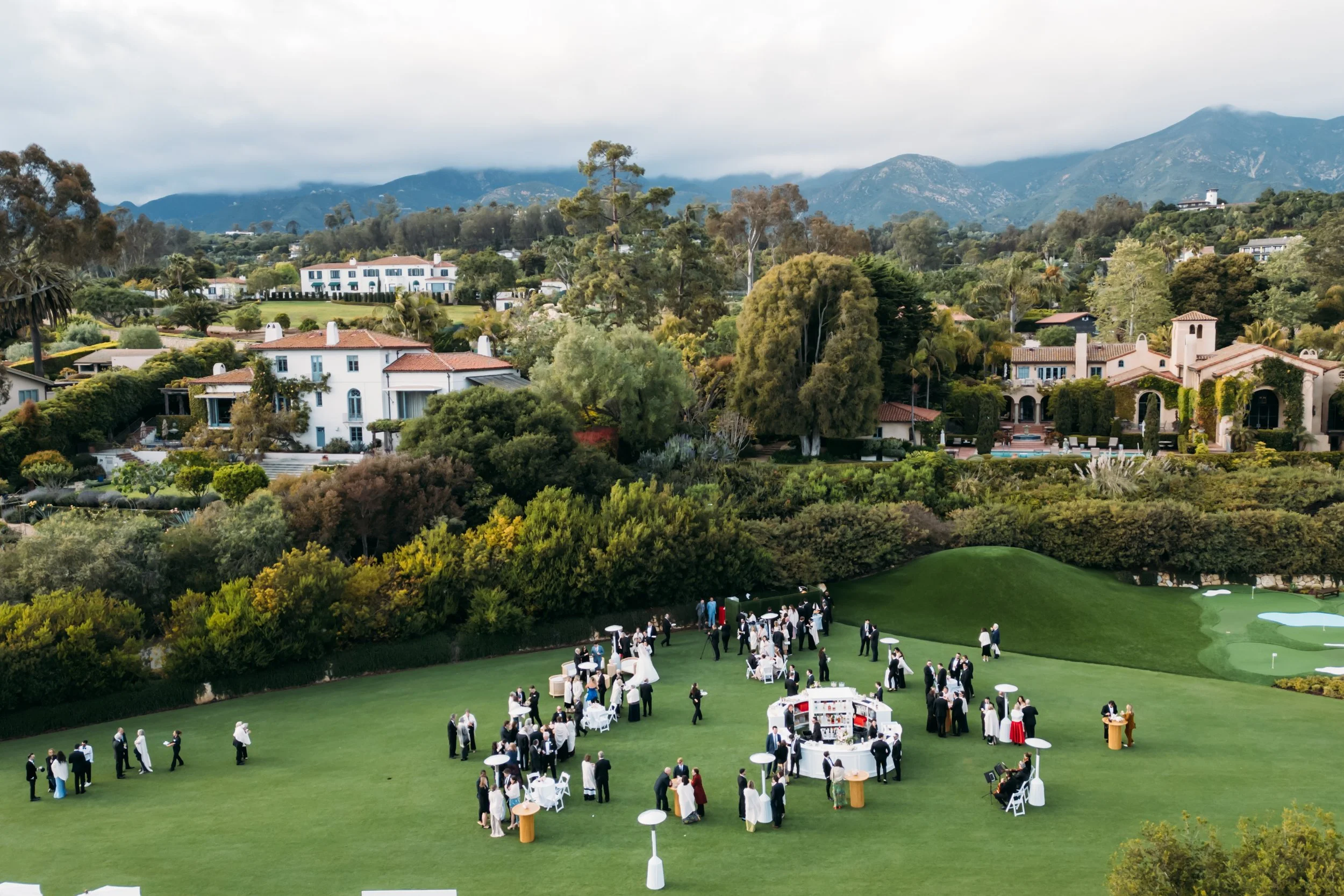 www.santabarbarawedding.com | Scott Clark | Bliss Productions Co. | Montecito Club | Bright Floral | Marla &amp; Co. | Premiere Party Rentals | Cocktail Hour
