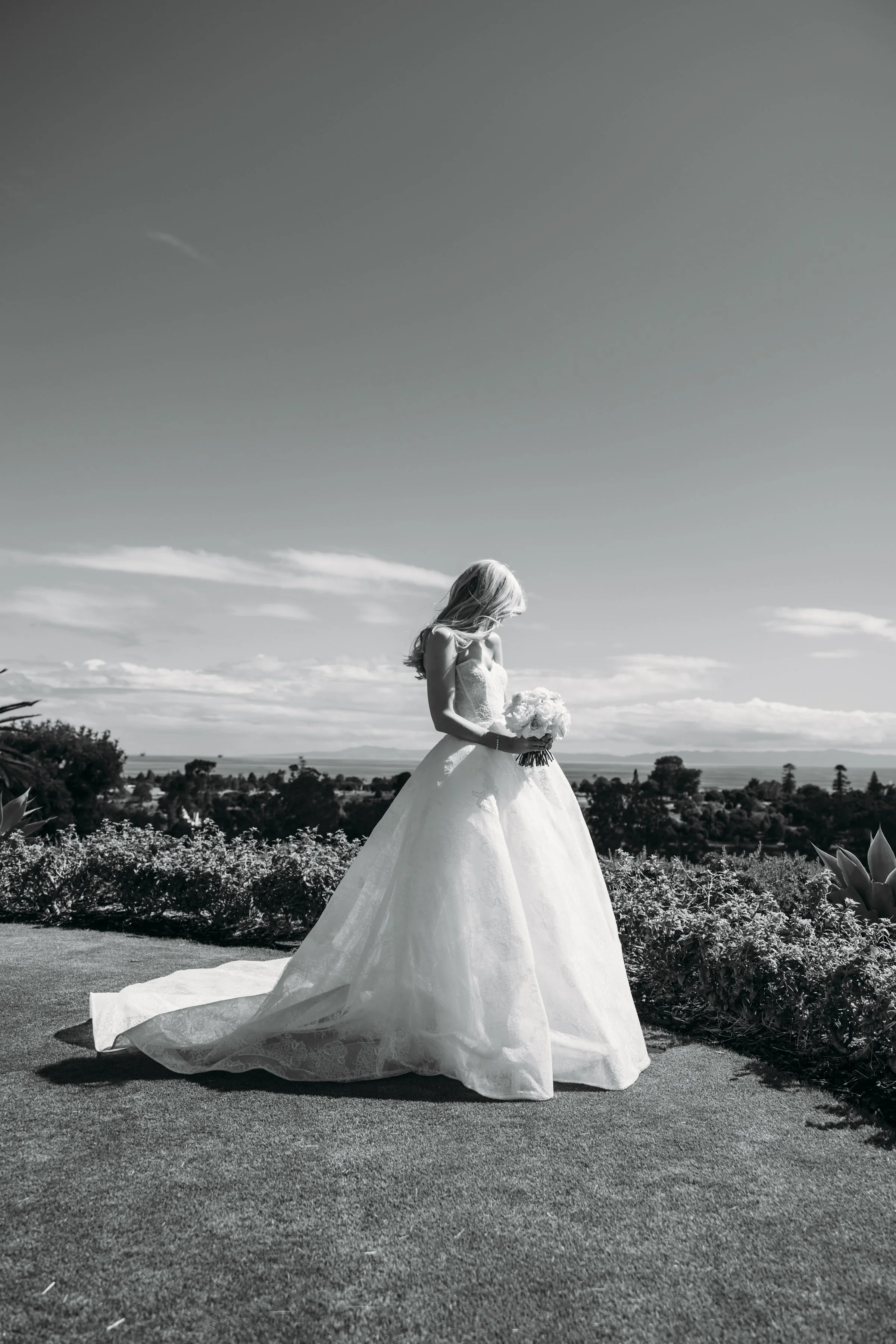 www.santabarbarawedding.com | Scott Clark | Bliss Productions Co. | Montecito Club | Bright Floral | Marla &amp; Co. | Bride Before Ceremony