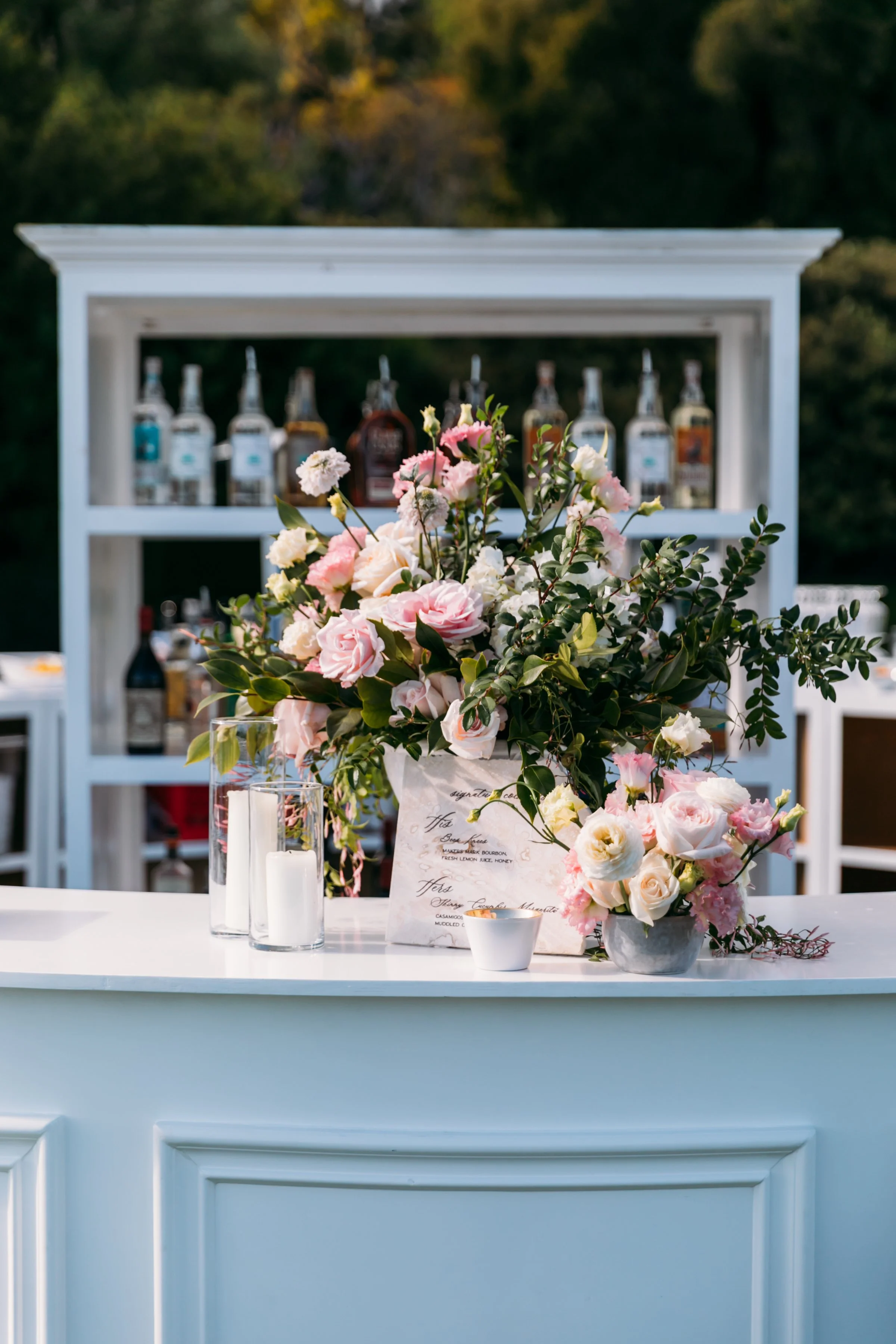 www.santabarbarawedding.com | Scott Clark | Bliss Productions Co. | Montecito Club | Bright Floral | Marla &amp; Co. | Premiere Party Rentals | Outside Bar