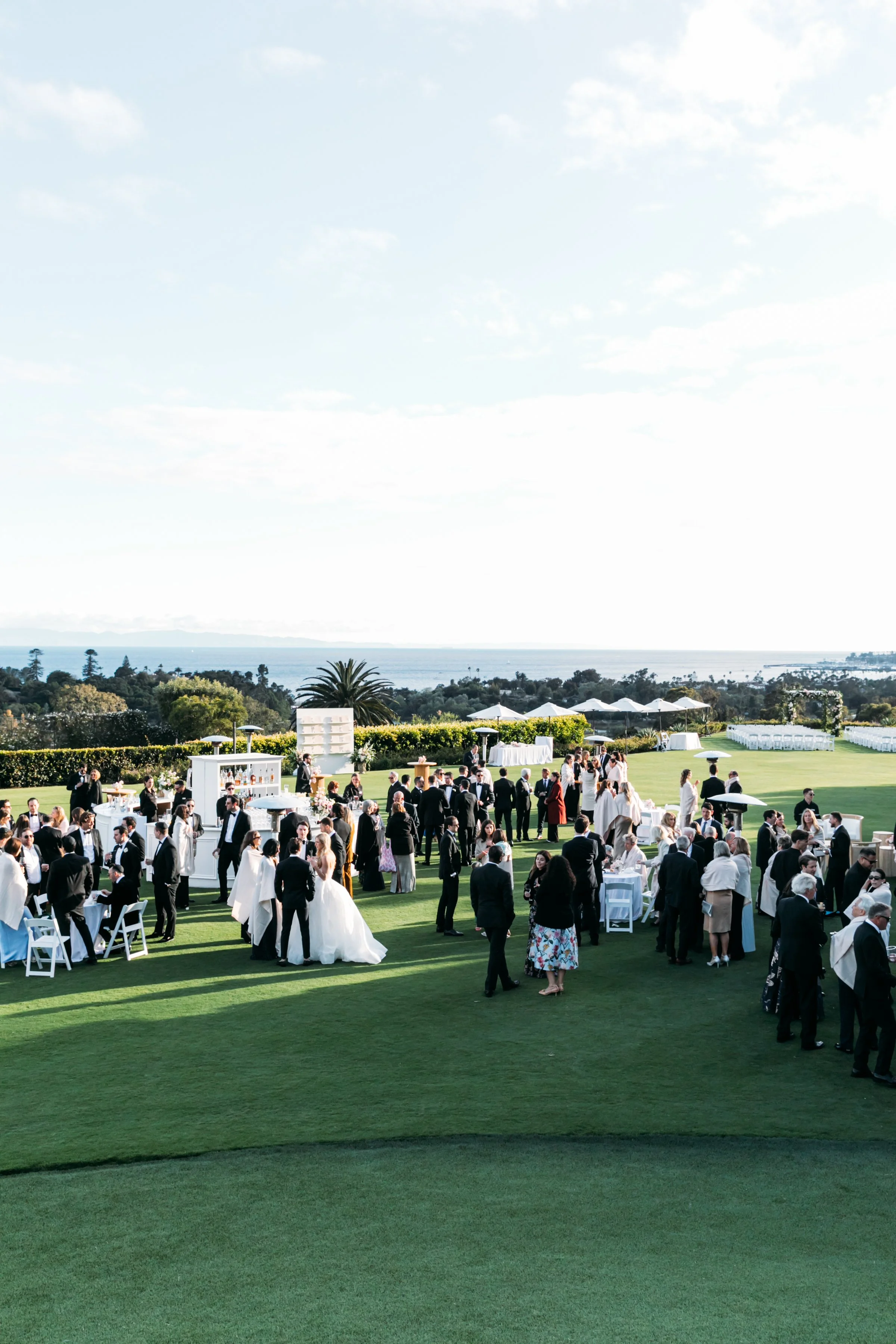 www.santabarbarawedding.com | Scott Clark | Bliss Productions Co. | Montecito Club | Bright Floral | Marla &amp; Co. | Premiere Party Rentals | Cocktail Hour
